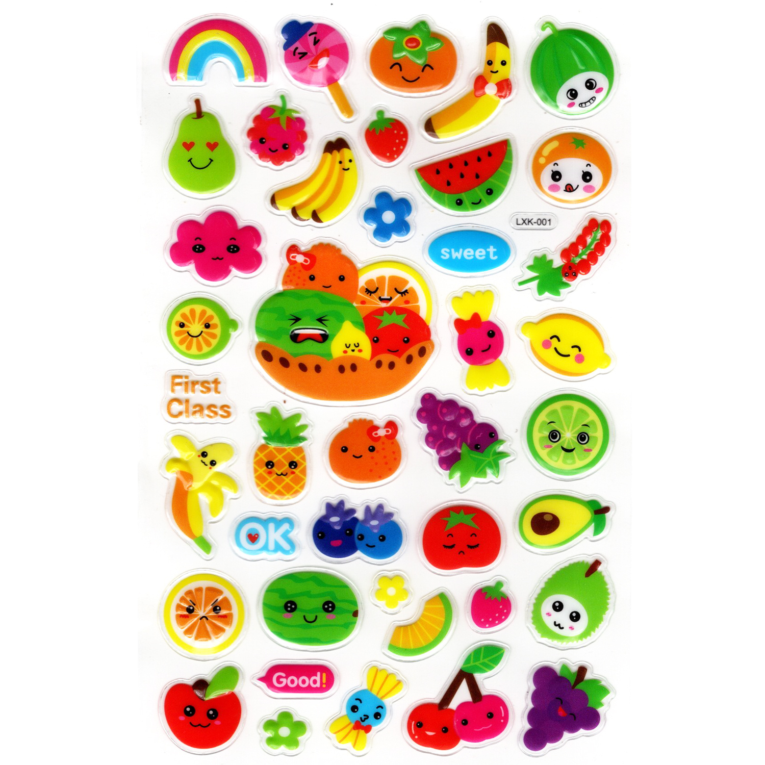 Sticker Kabartmalı Stiker Defter, Planlayıcı Etiket (lxk-001) - 2