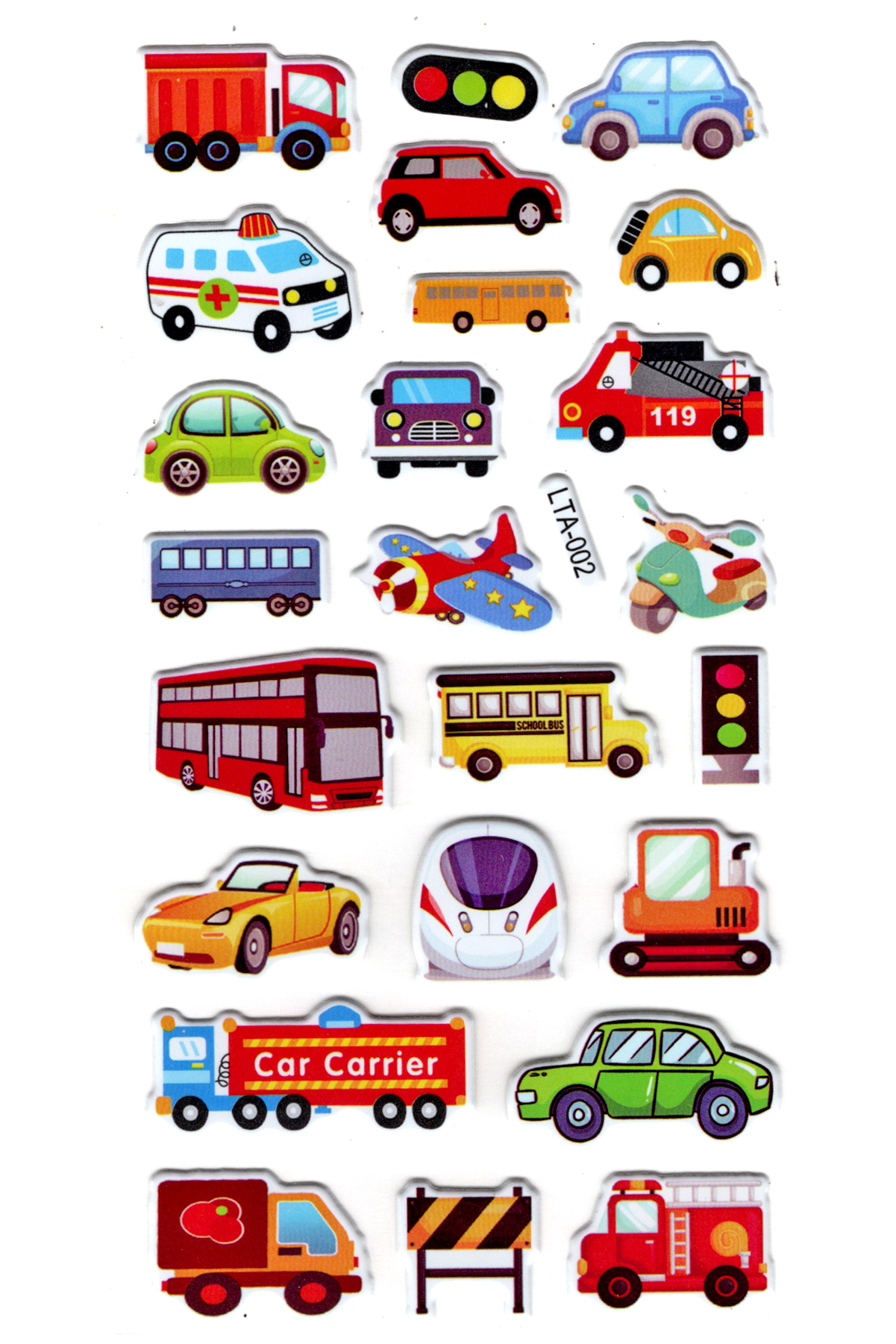 Sticker Kabartmalı Stiker Çıkartma Etiket (LTA002)-18x9 cm- iş ma