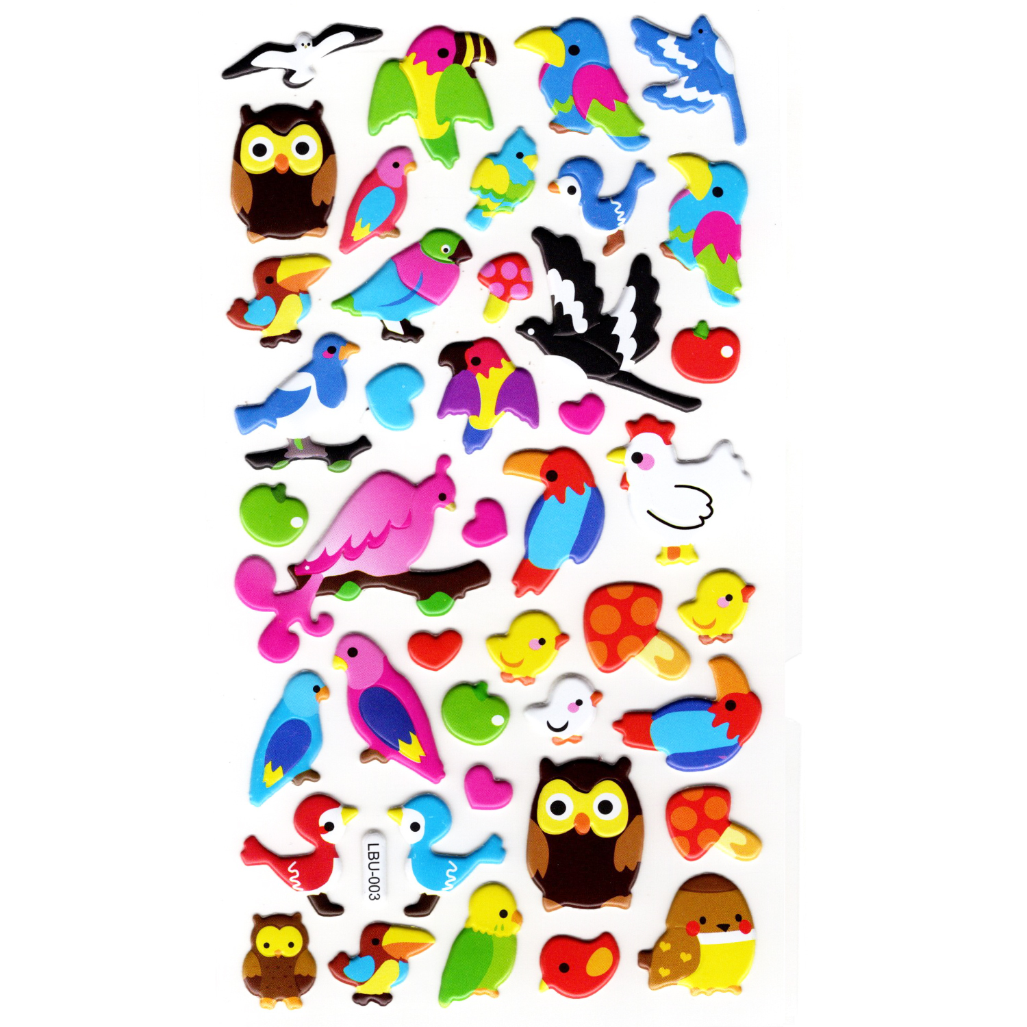 Sticker Kabartmalı Stiker Defter, Planlayıcı Etiket (lbu-003) - 1
