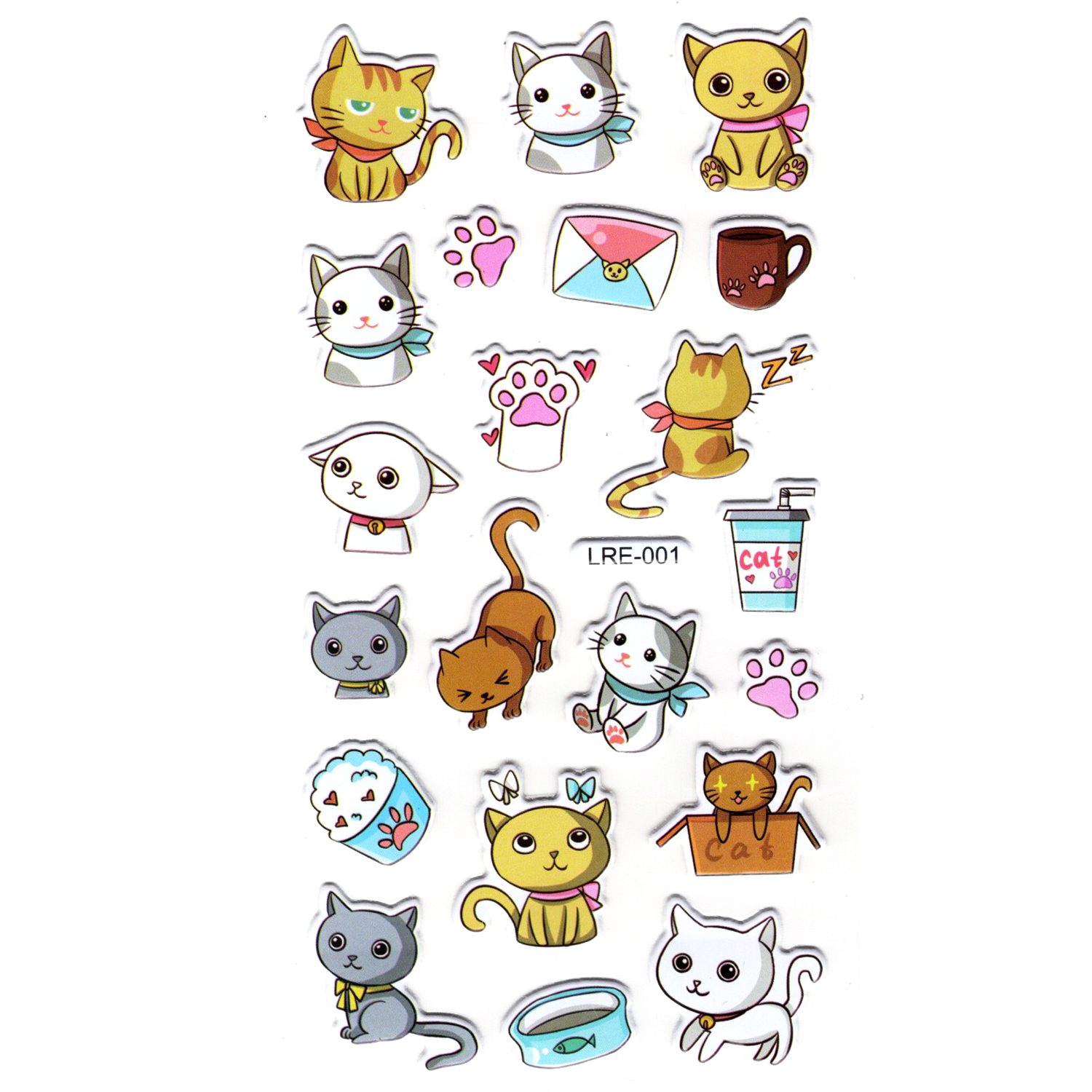 Sticker Kabartmalı Stiker Defter, Planlayıcı Etiket (lre-001) - 1
