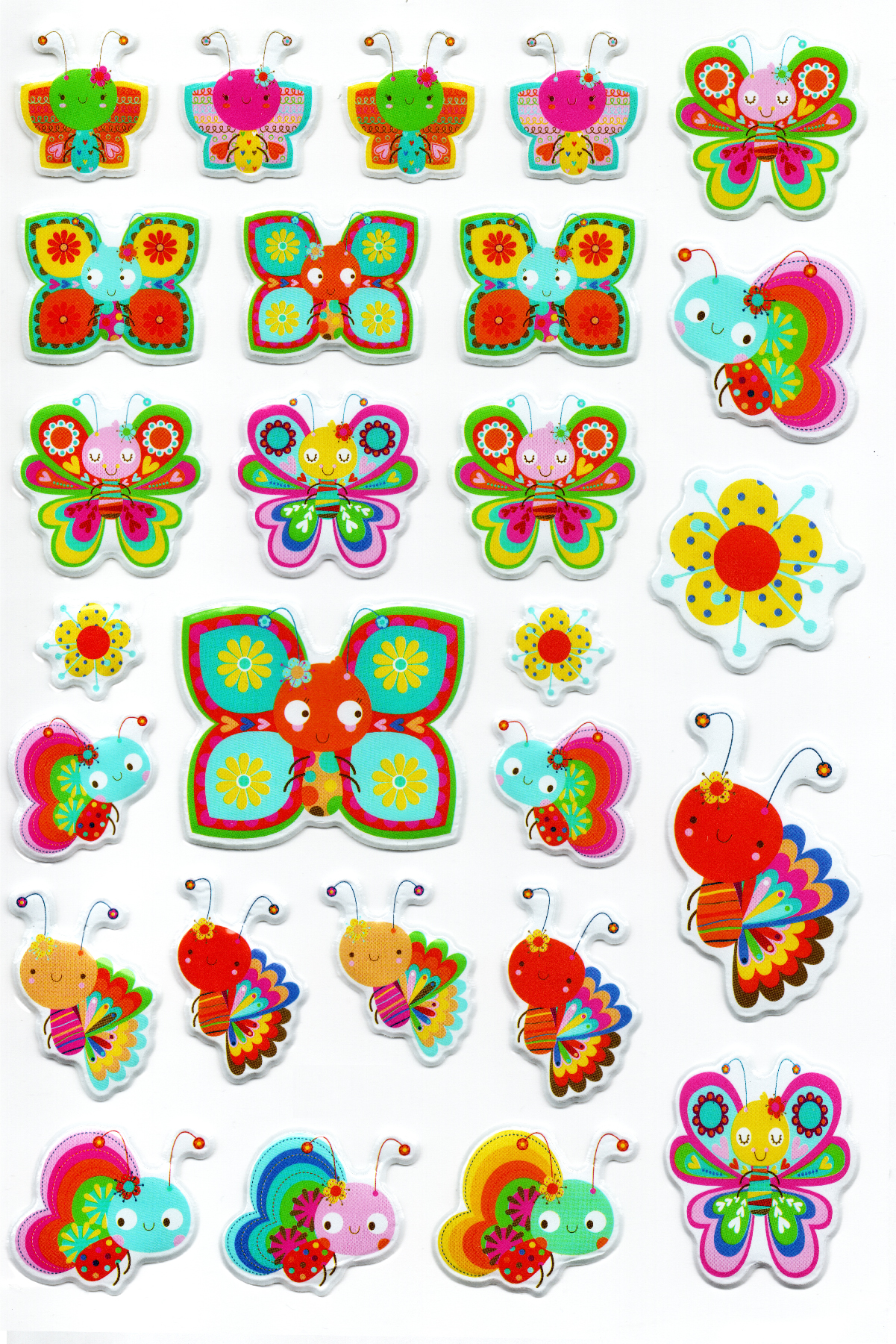 Limmy Sticker Kabartmali A4 Boyutunda Stiker Defter, Planlayici Etiket 