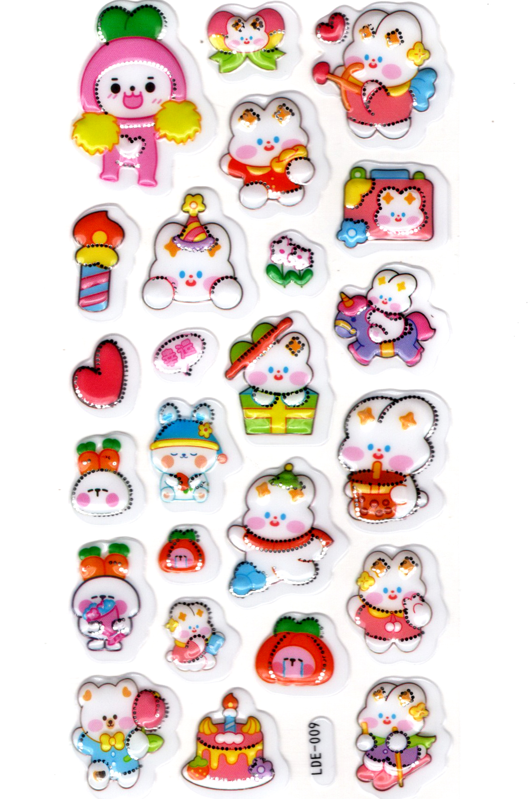 Sticker Kabartmalı Stiker Defter Planlayıcı Etiket (Lde009)-19x9c