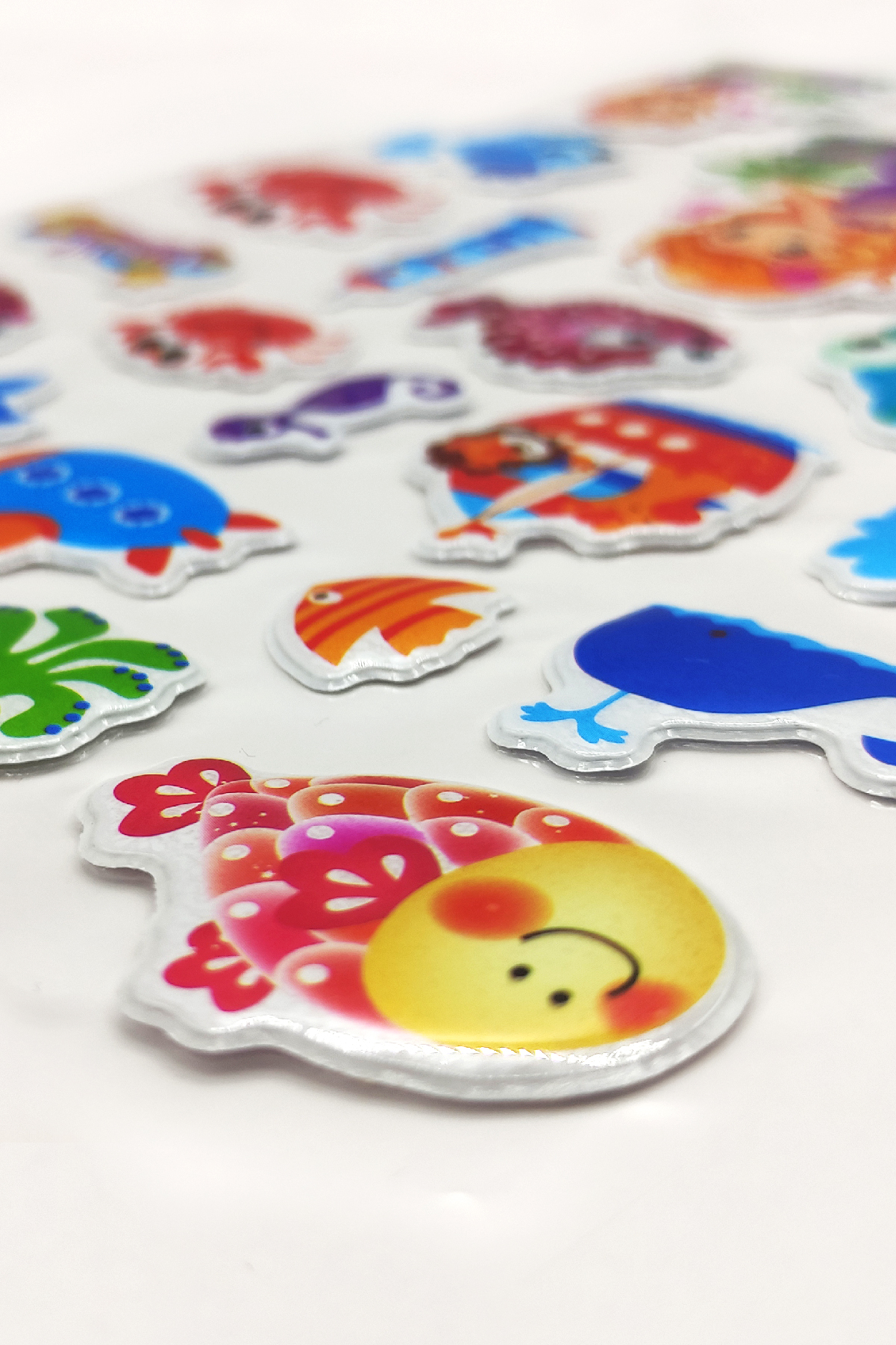Sticker Kabartmalı A4 boyutunda Stiker Defter, planlayıcı etiket 