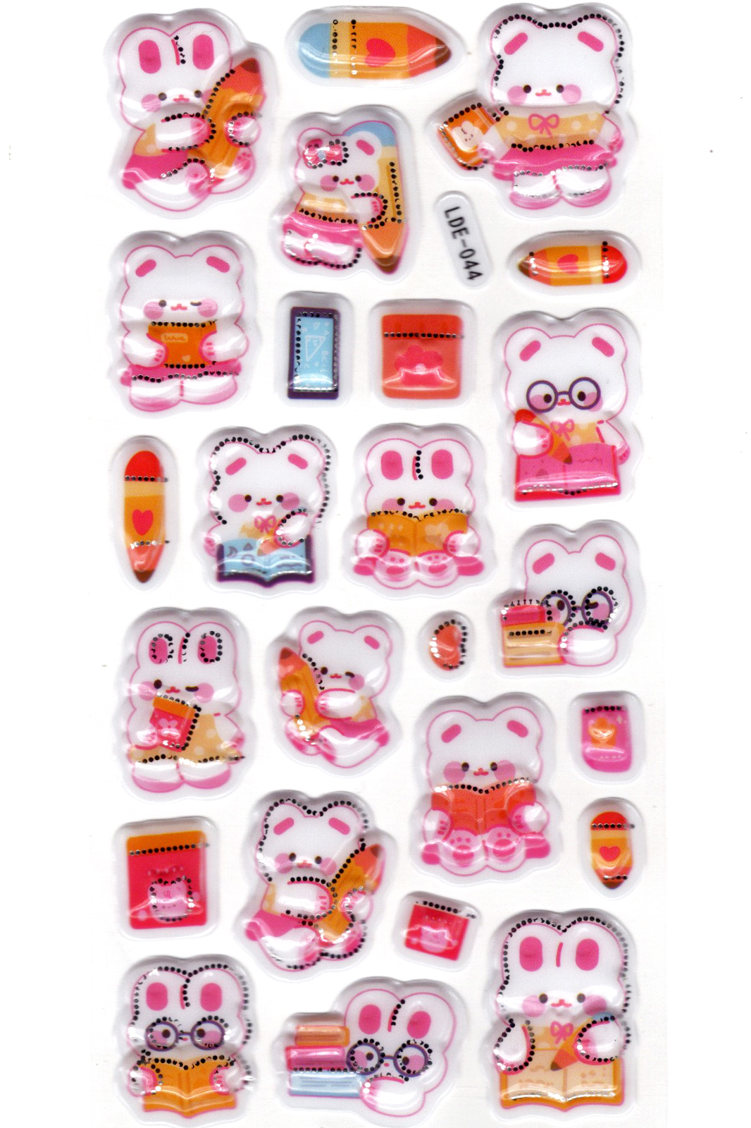 Sticker Kabartmalı Stiker Defter Planlayıcı Etiket (Lde044)-19x9c