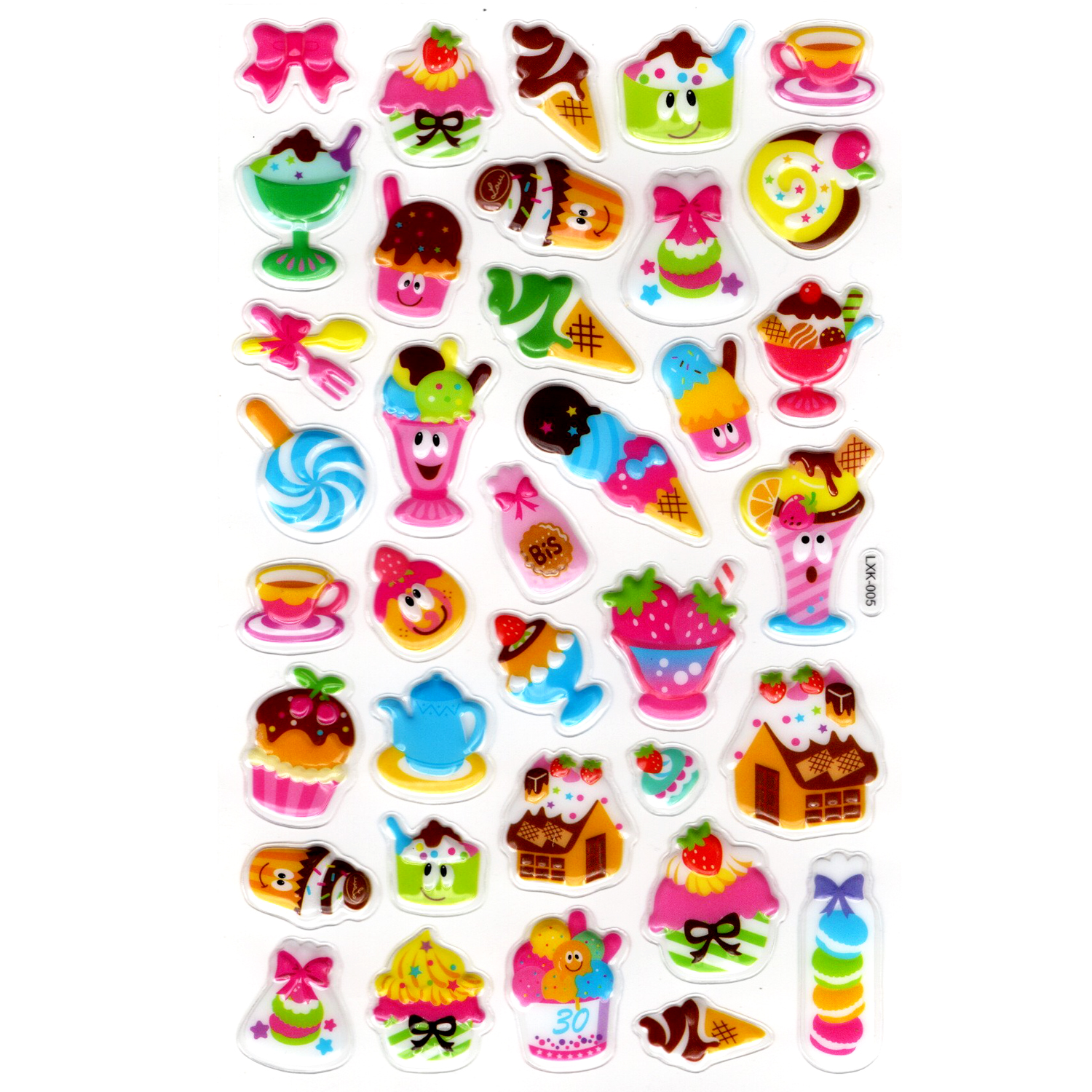 Sticker Kabartmalı Stiker Defter, Planlayıcı Etiket (lxk-005) - 2