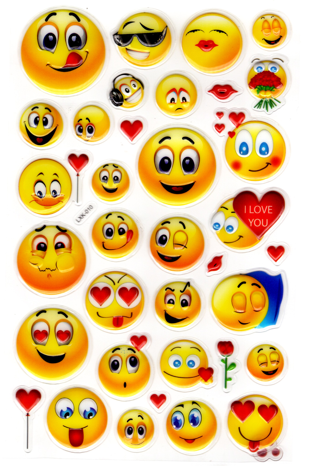 Sticker Kabartmalı Stiker Defter, Planlayıcı Etiket (lxk-010)-22x