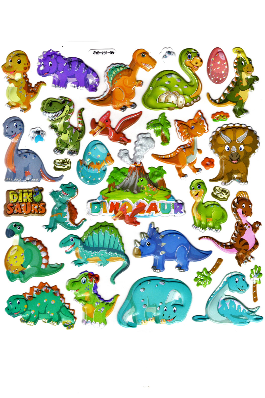 Sticker Kabartmalı Stiker Defter, Planlayıcı Etiket (Syd231-05)-2