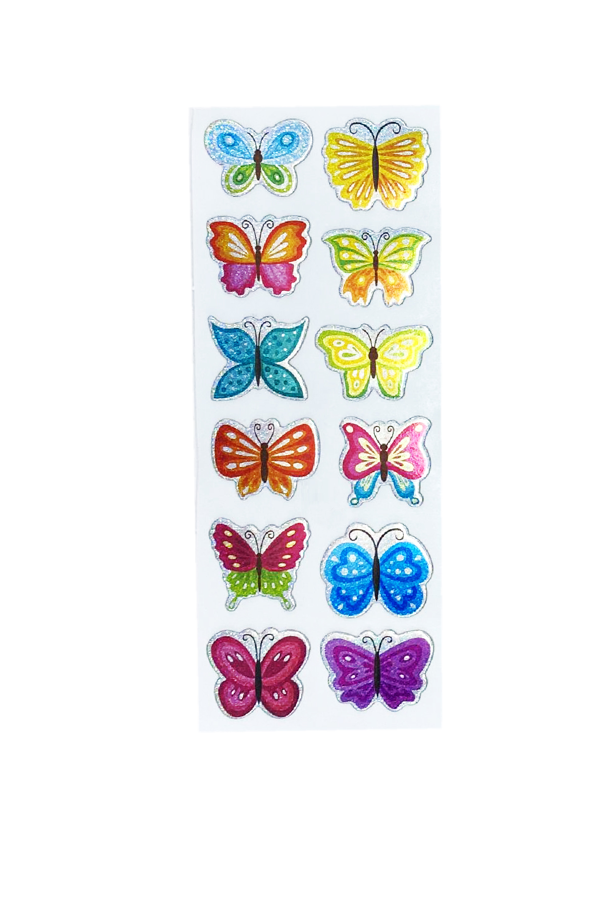 Sticker Kabartmalı Stiker Defter, Planlayıcı Etiket Kelebek (cb45