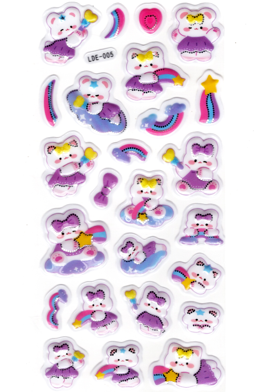 Sticker Kabartmalı Stiker Defter Planlayıcı Etiket (Lde005)-19x9c
