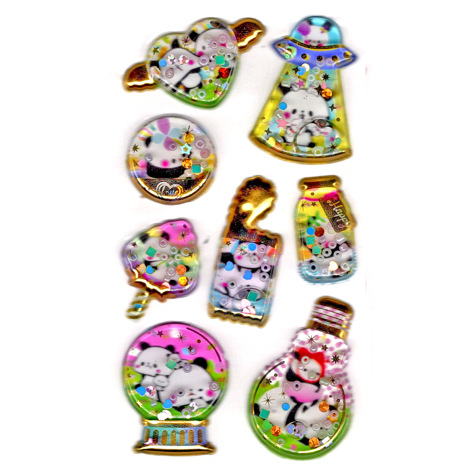 Sticker Kabartmalı Stiker Defter, Planlayıcı Etiket (sulu-903) - 