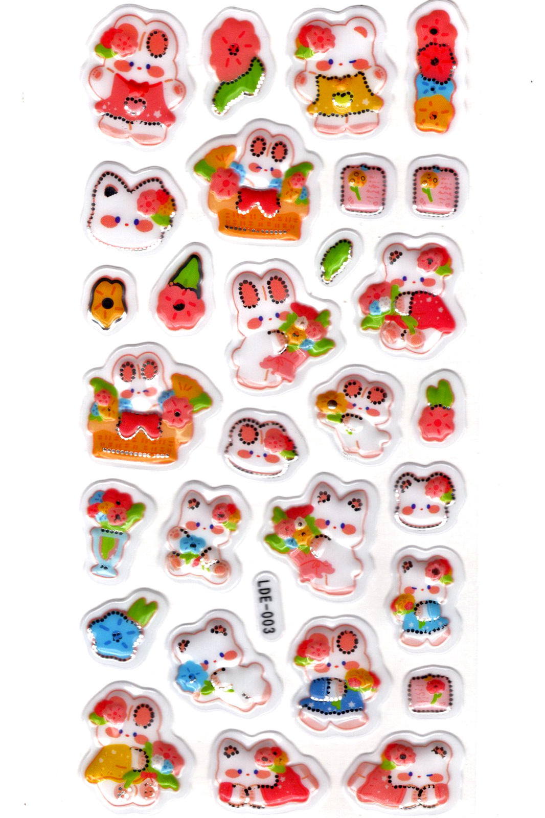 Sticker Kabartmalı Stiker Defter Planlayıcı Etiket (Lde003)-19x9c
