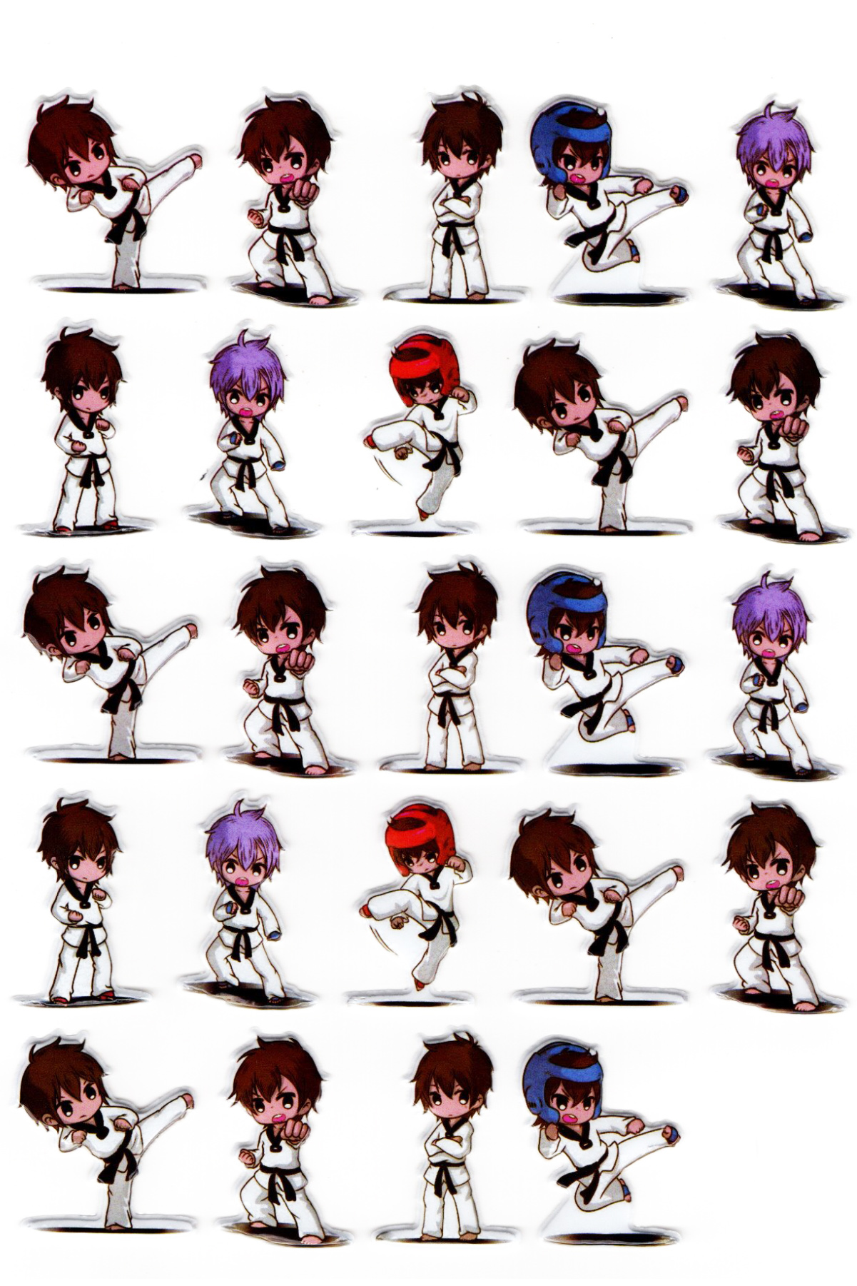 Sticker Kabartmalı A4 Boyutunda Stiker Defter, Planlayıcı Etiket 