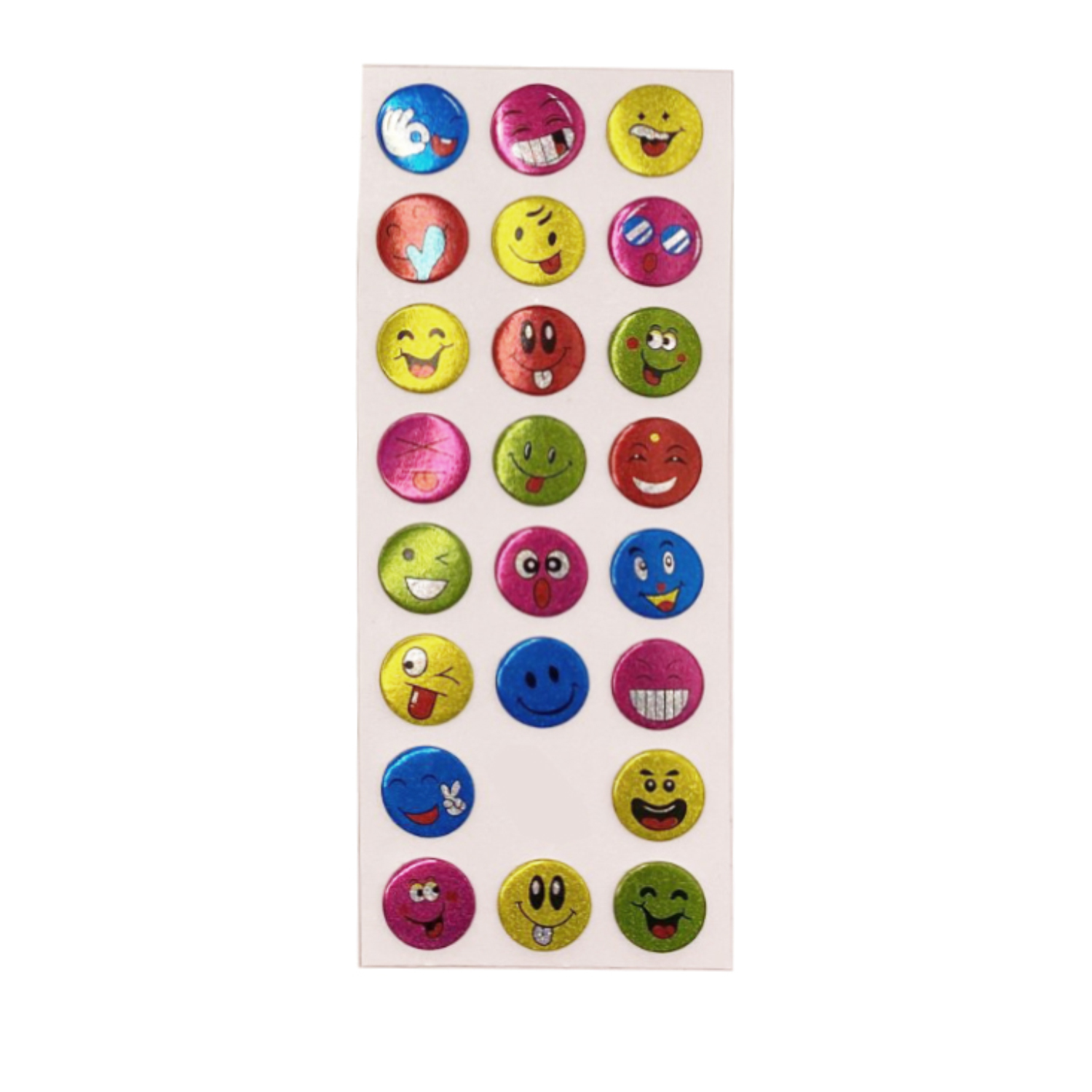 Sticker Kabartmalı Stiker Defter, Planlayıcı Etiket Renkli Emoji 