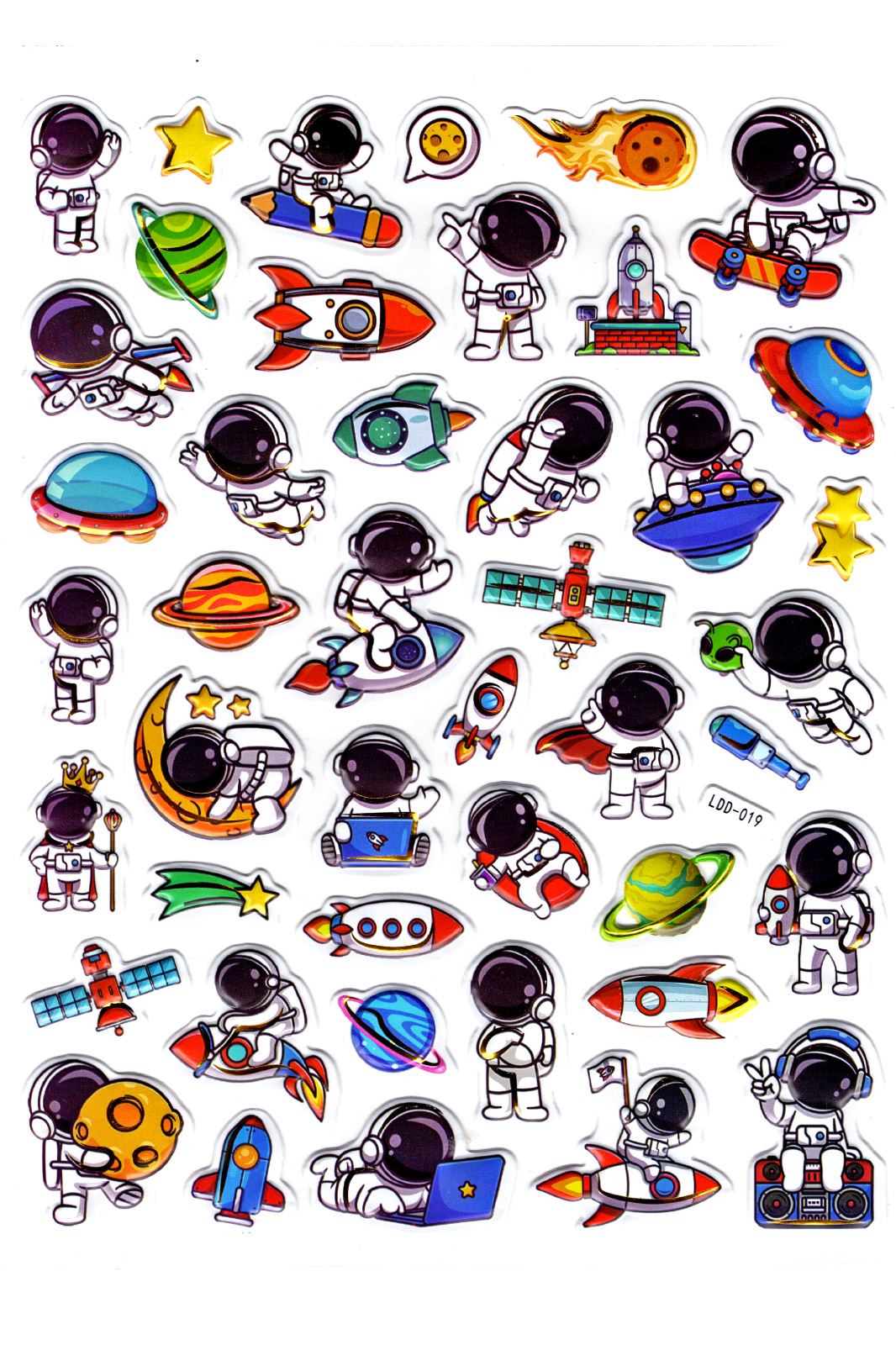 Sticker Kabartmalı Stiker Defter Planlayıcı Etiket (Ldd019)-24x19