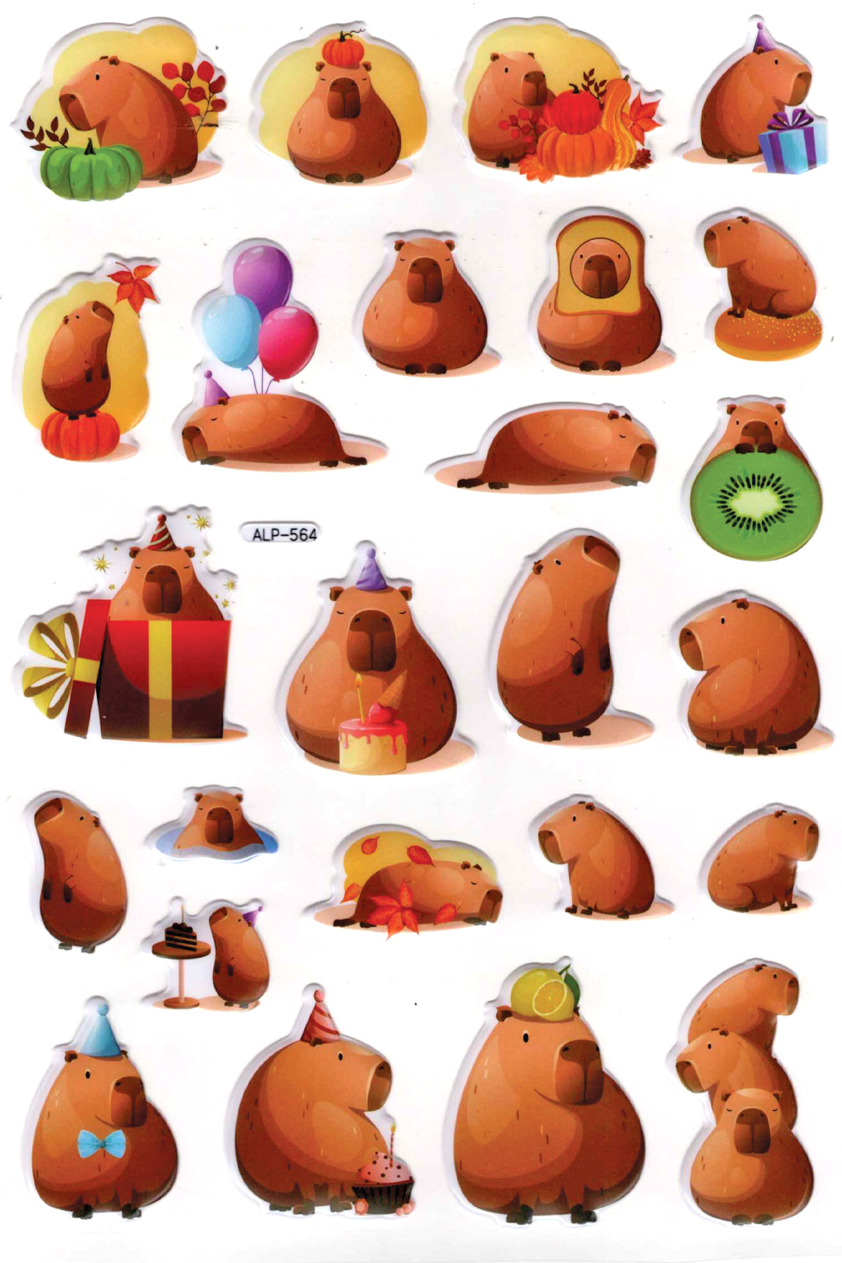 Sticker Kabartmalı A4 Boyutunda Stiker Defter, Planlayıcı Etiket-