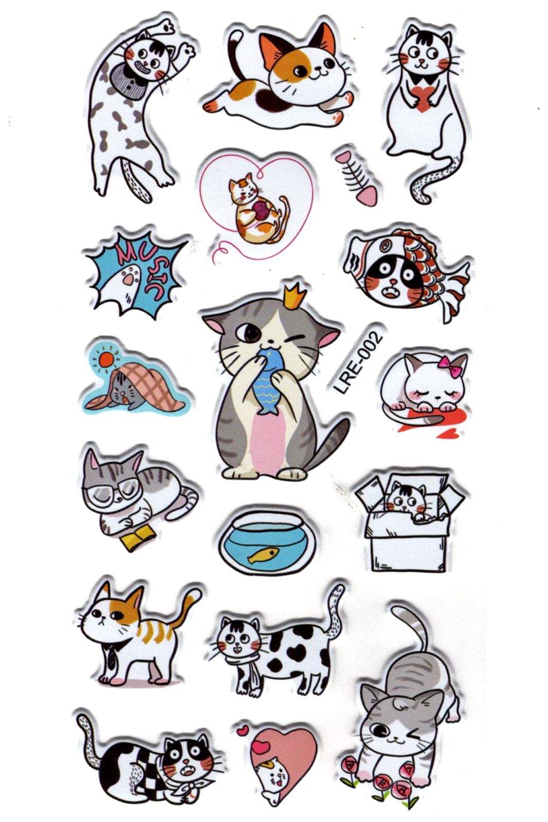 Sticker Kabartmalı Stiker Defter, Planlayıcı Etiket (lre-002) - 1