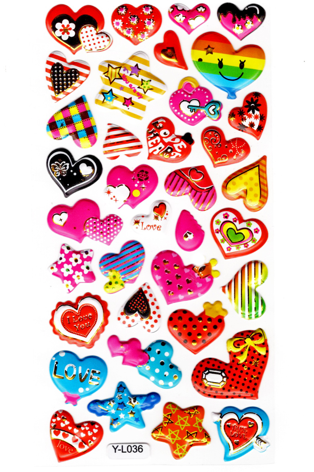 Sticker Kabartmalı Stiker Defter, Planlayıcı Etiket (limyl-036)-1
