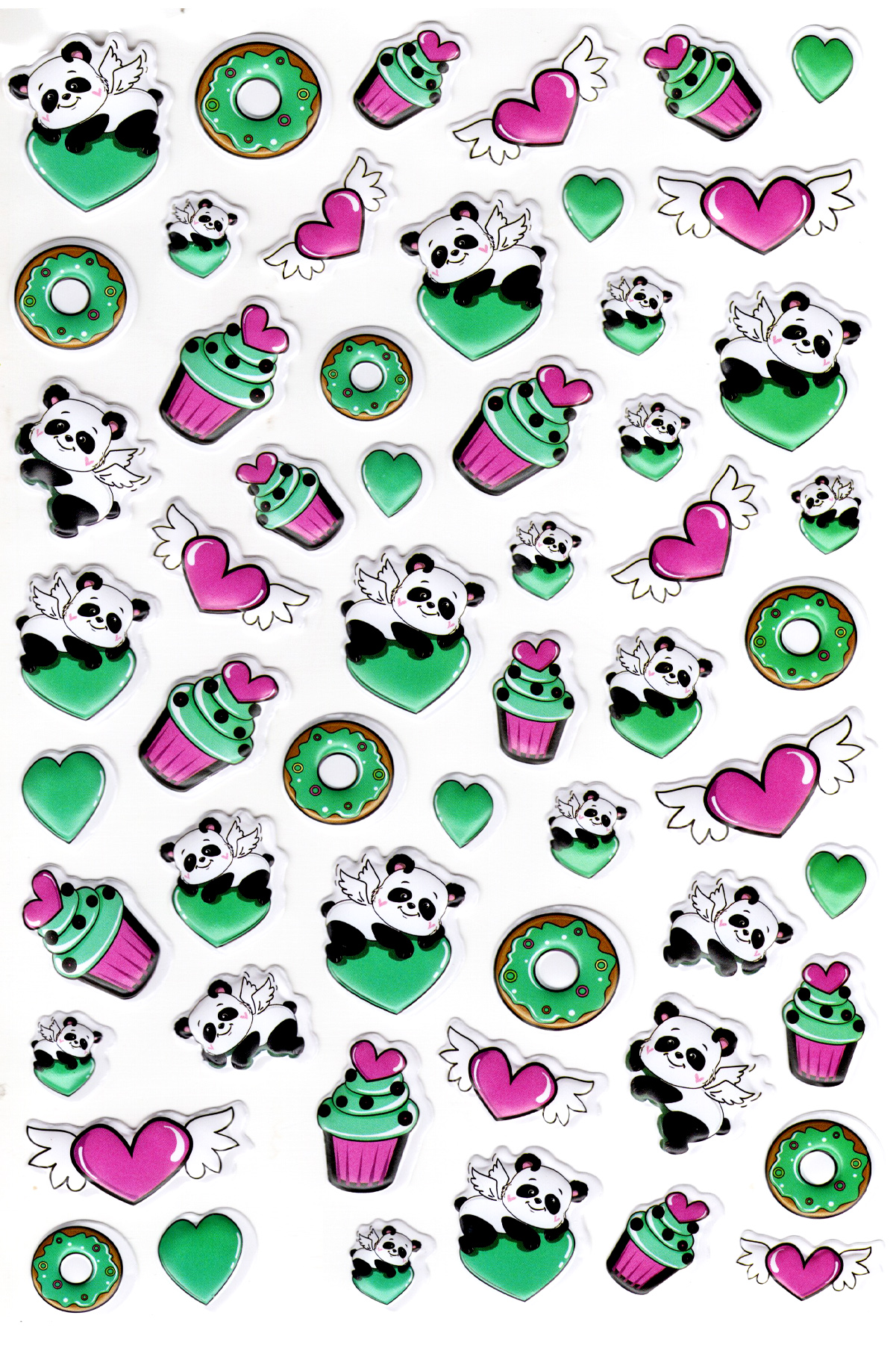 Sticker Kabartmalı A4 Boyutunda Stiker Defter, Planlayıcı Etiket-