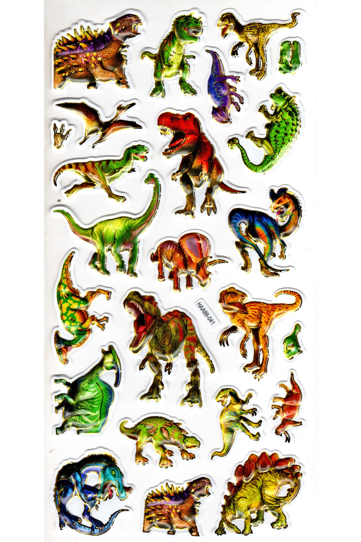 Sticker Kabartmalı Yaldızlı Stiker Çıkartma Etiket (Haa041)-23x12