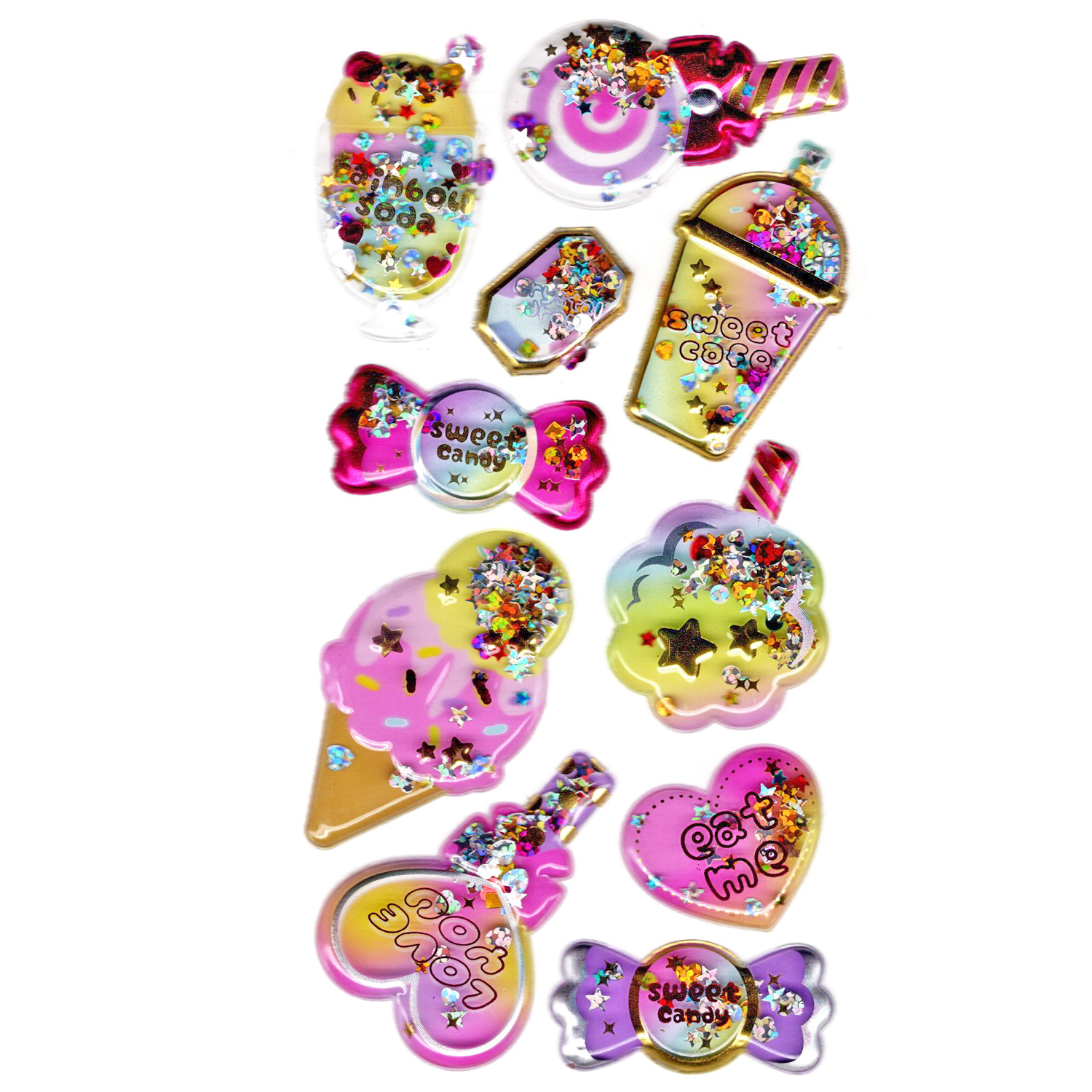 Sticker Kabartmalı Stiker Defter, Planlayıcı Etiket (pullu-806) -