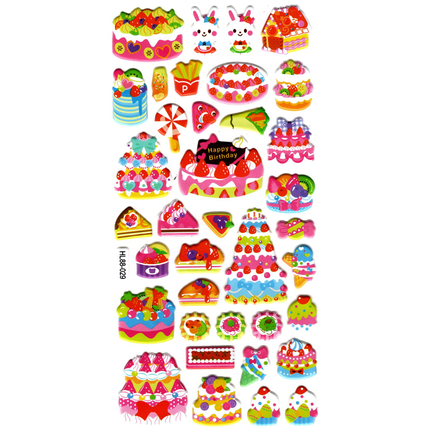 Sticker Kabartmalı Stiker Defter, Planlayıcı Etiket (HL88-029) - 