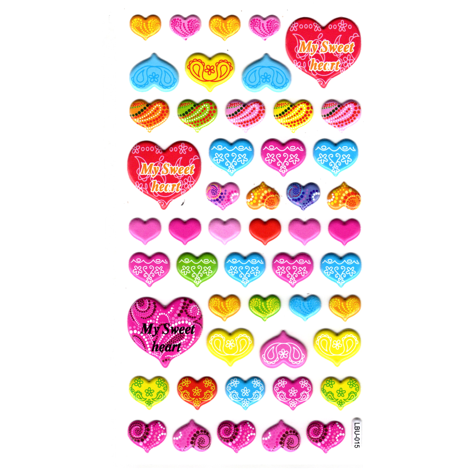 Sticker Kabartmalı Stiker Defter, Planlayıcı Etiket (lbu-015) - 1