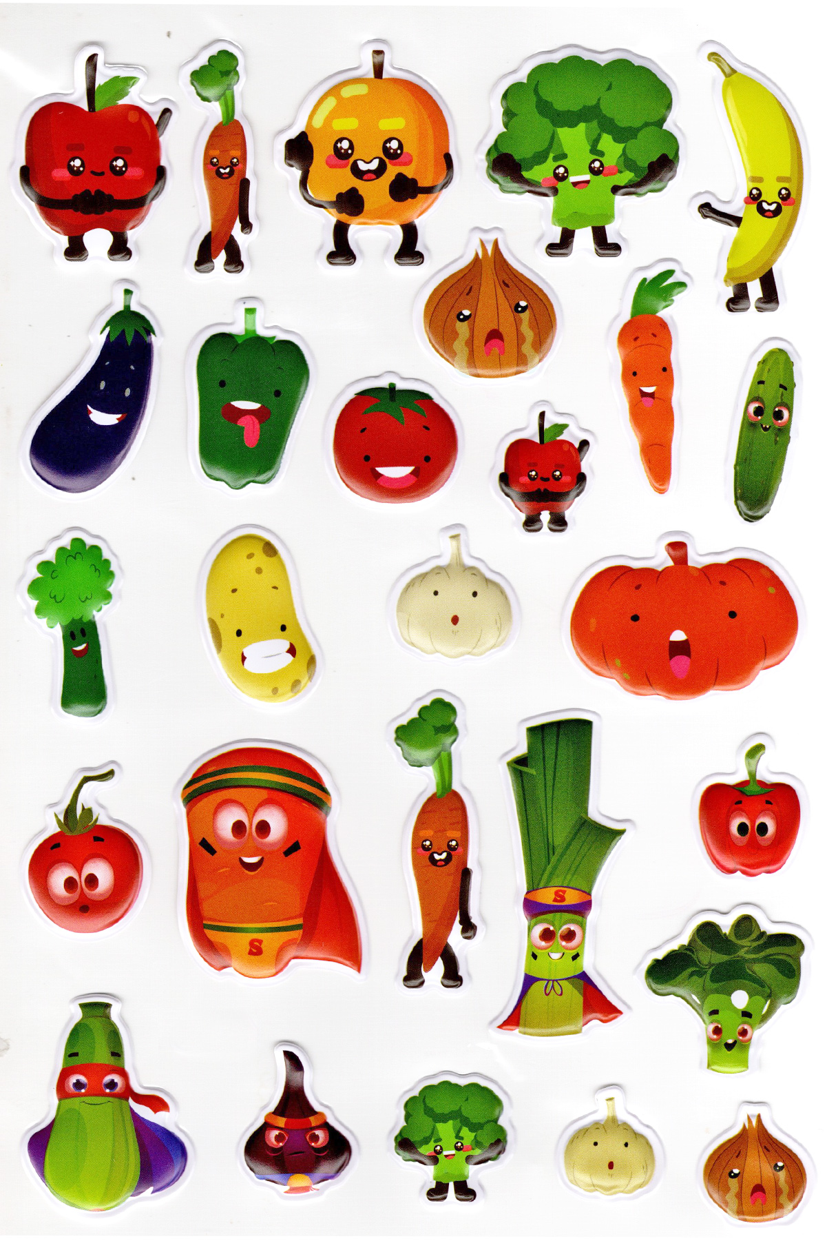 Sticker Kabartmalı A4 Boyutunda Stiker Defter, Planlayıcı Etiket-