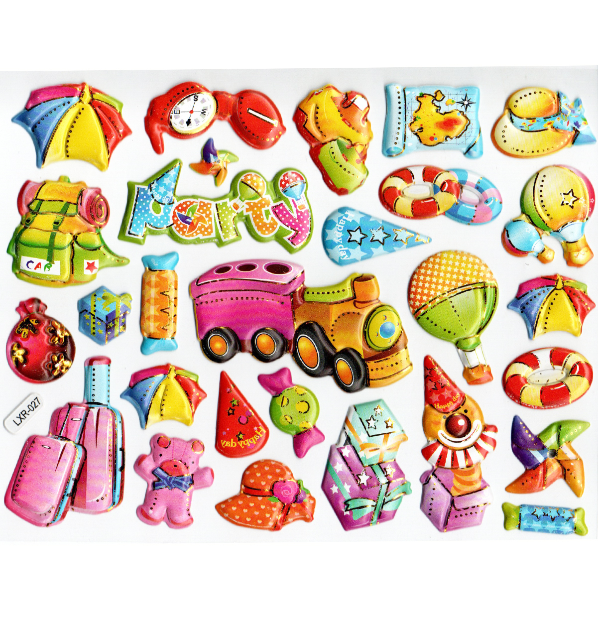Limmy Sticker Kabartmali Stiker Defter, Planlayici Etiket (Lxr027) 18X1