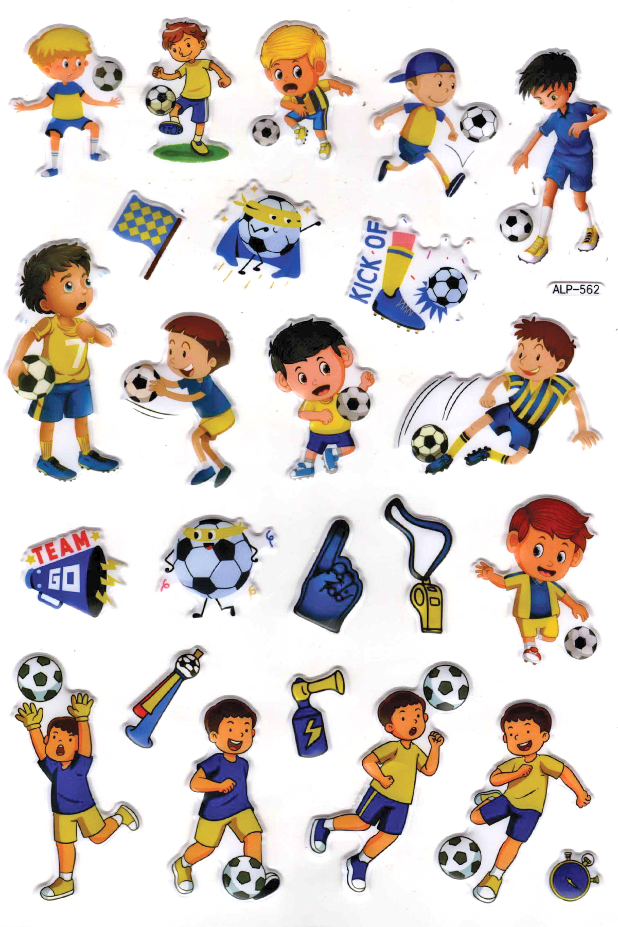 Sticker Kabartmalı A4 Boyutunda Stiker Defter, Planlayıcı Etiket-