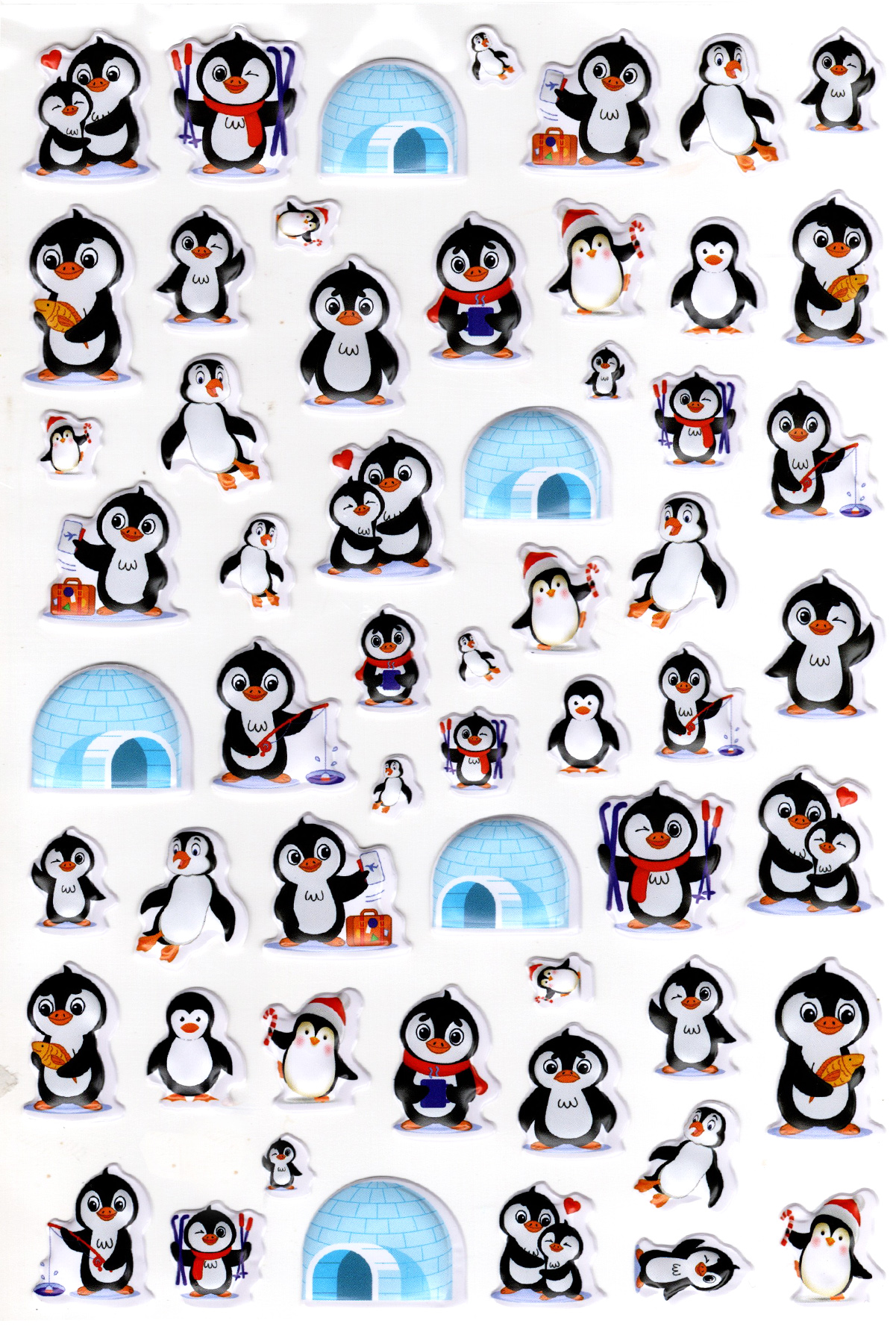 Sticker Kabartmalı A4 Boyutunda Stiker Defter, Planlayıcı Etiket-