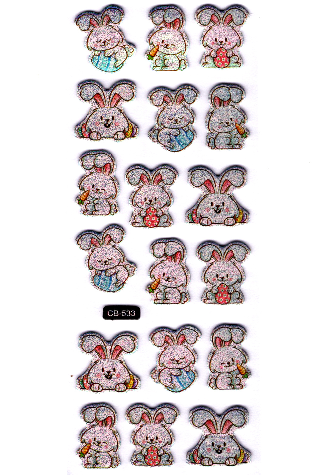 Sticker Kabartmalı Sticker Defter, Planlayıcı Etiket - (cb-533) 1