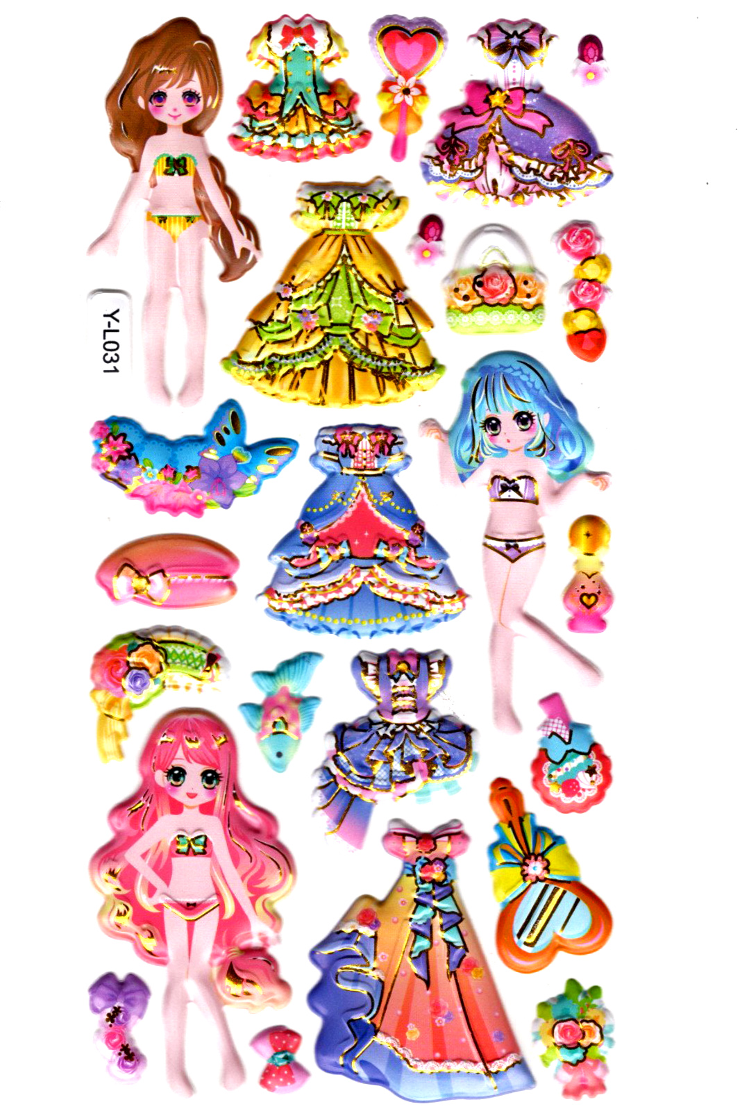 Limmy Sticker Kabartmalı Stiker Defter, Planlayıcı Etiket (Limyl-031)-1