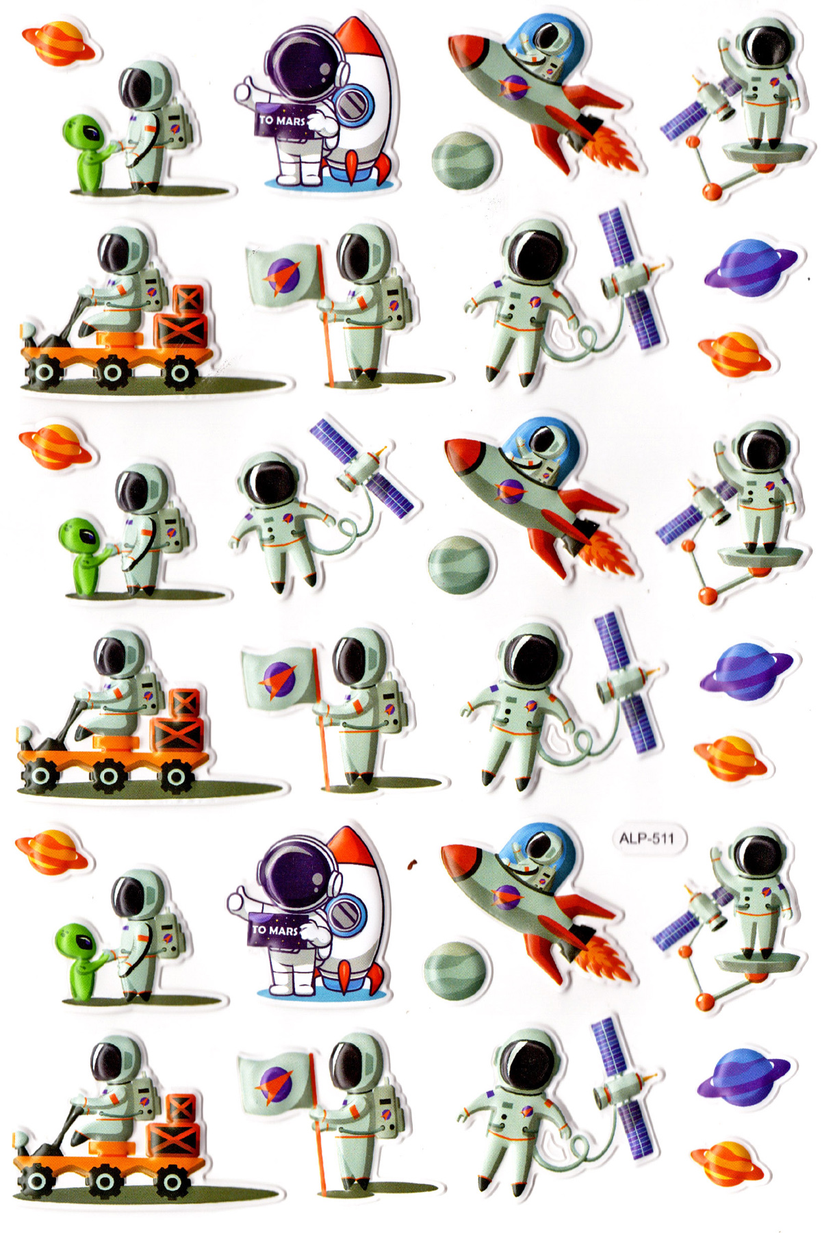 Sticker Kabartmalı A4 Boyutunda Stiker Defter, Planlayıcı Etiket-