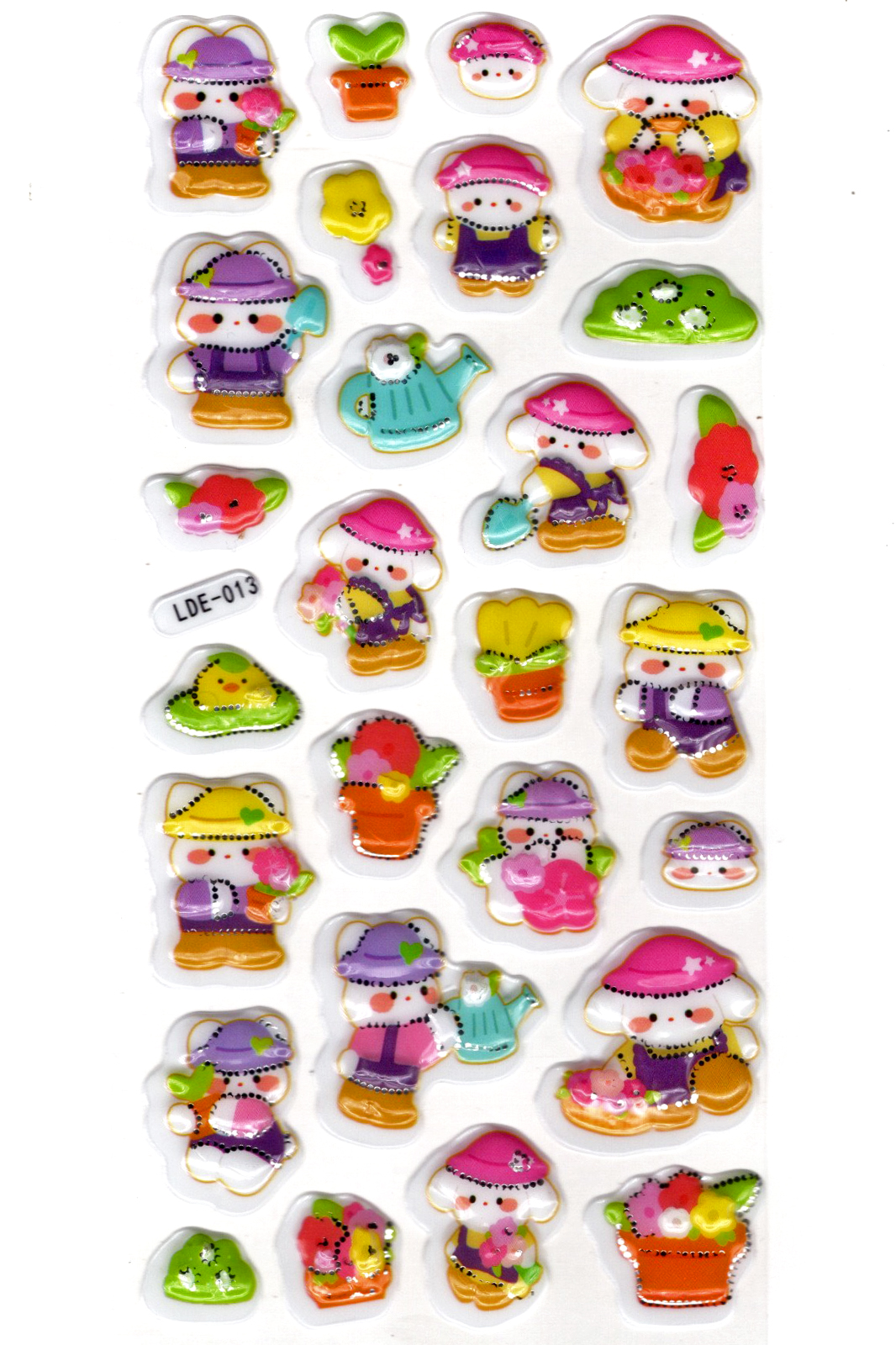 Sticker Kabartmalı Stiker Defter Planlayıcı Etiket (Lde013)-19x9c