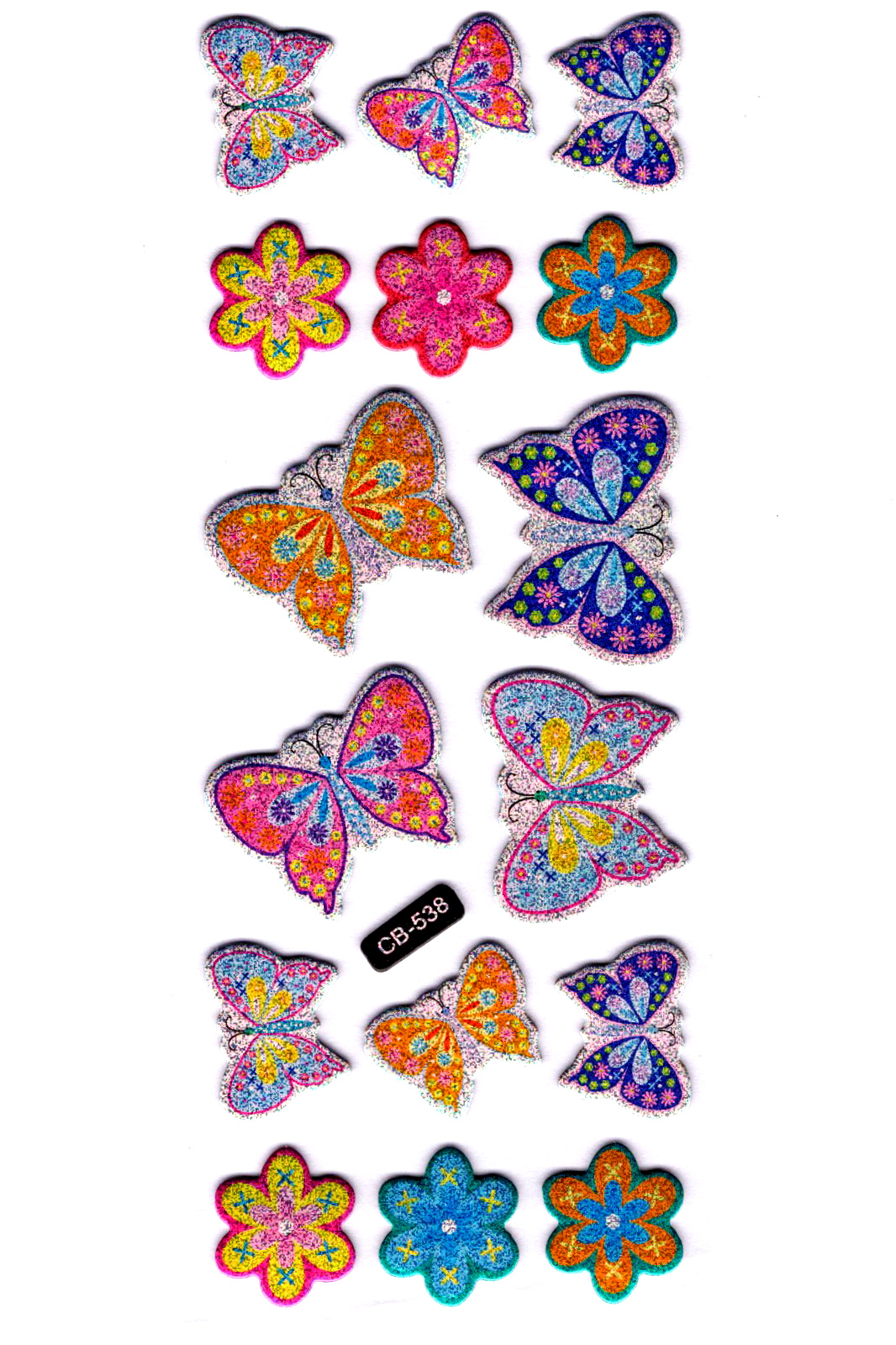 Sticker Kabartmalı Sticker Defter, Planlayıcı Etiket - (cb-538) 1