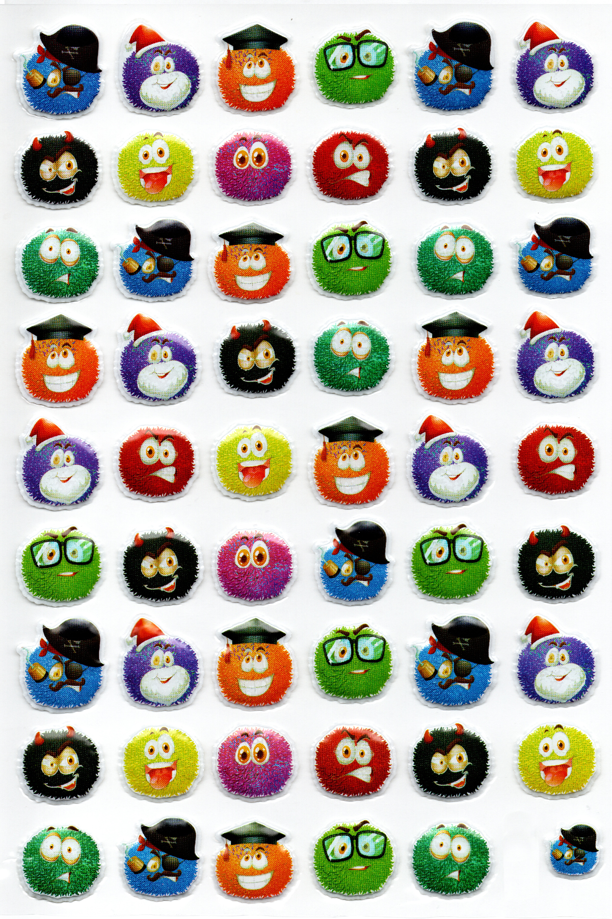 Limmy Sticker Kabartmali A4 Boyutunda Stiker Defter, Planlayici Etiket 
