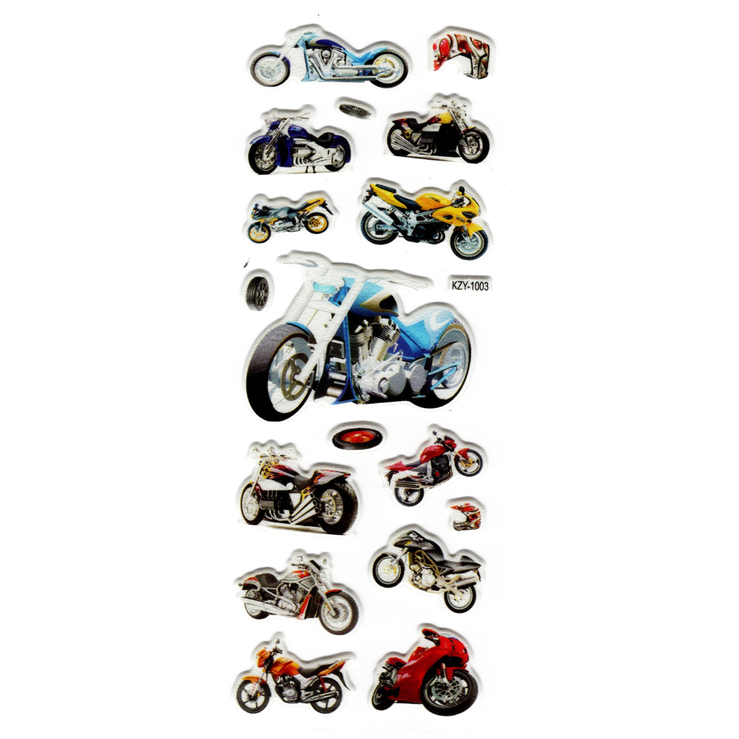 Sticker Kabartmalı Stiker Defter, Planlayıcı (kzy1003) 16x7 cm -M