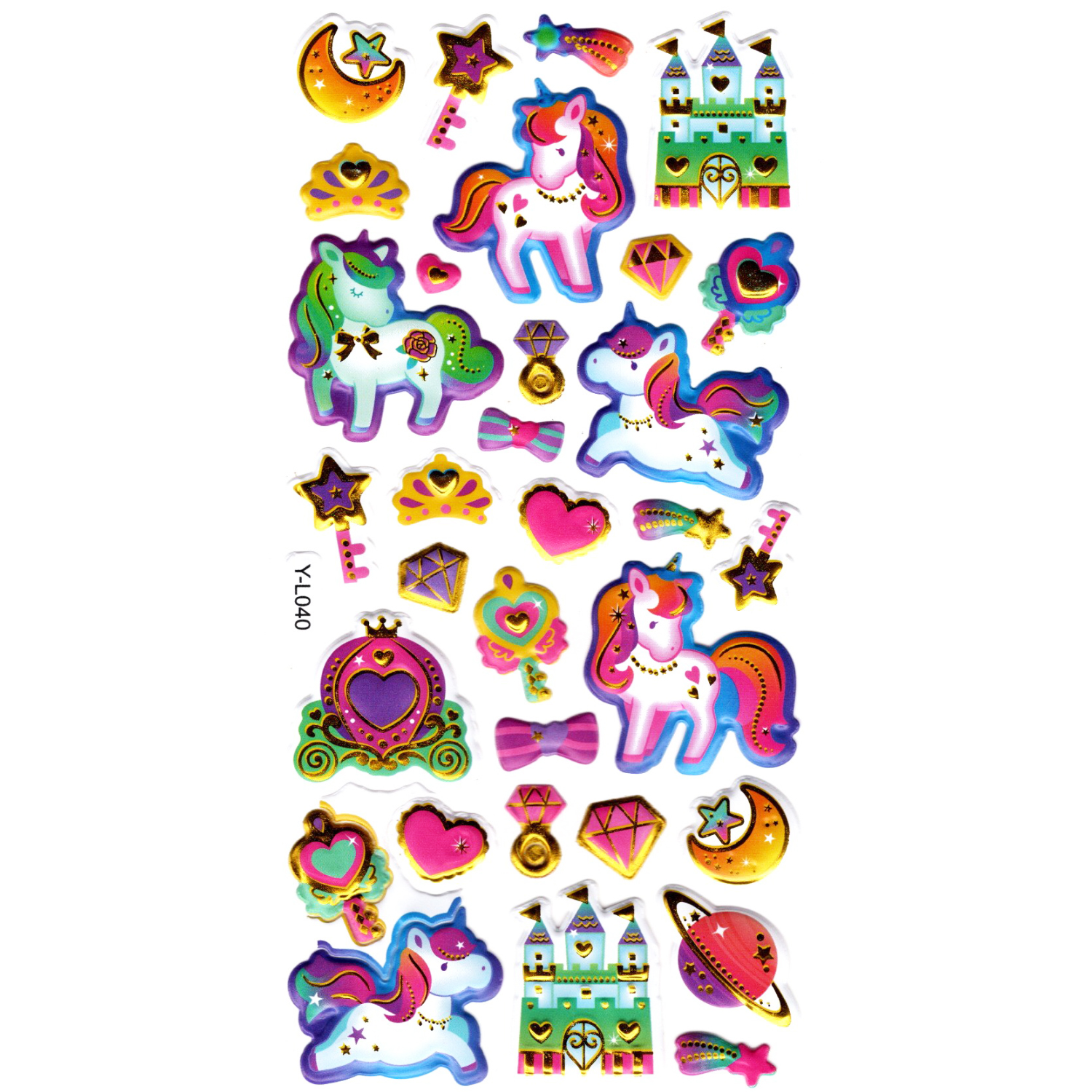 Sticker Kabartmalı Stiker Defter, Planlayıcı Etiket (limyl-040) -