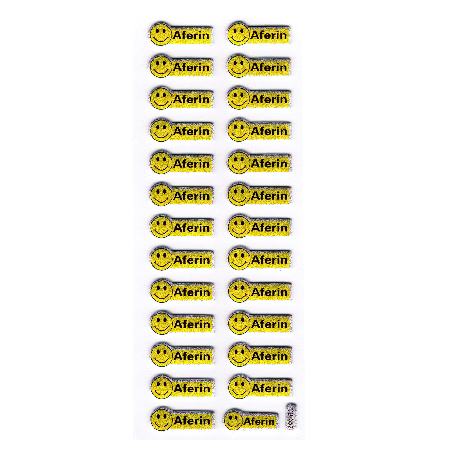 Limmy Sticker Kabartmali Stiker Defter, Planlayici Etiket Aferin Etiket