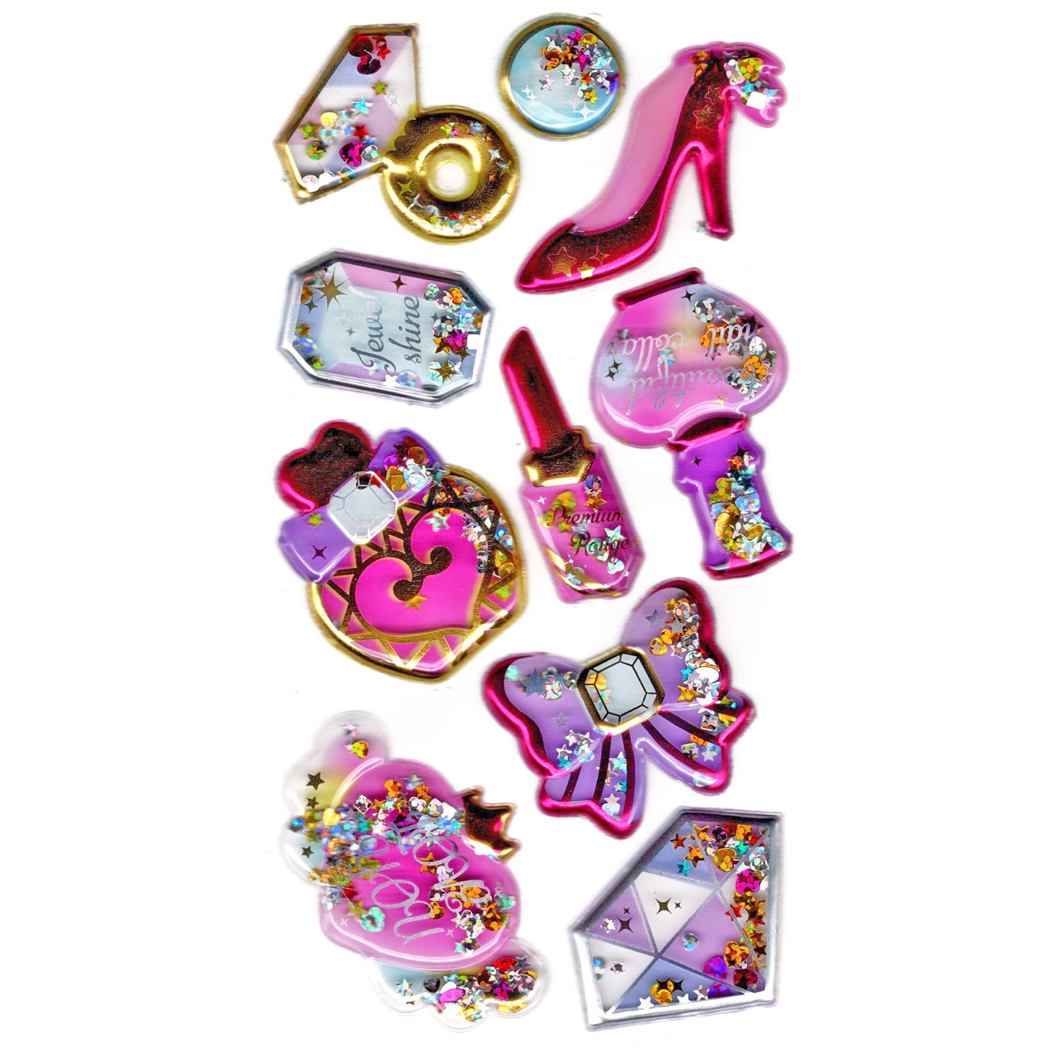 Sticker Kabartmalı Stiker Defter, Planlayıcı Etiket (pullu-801) -