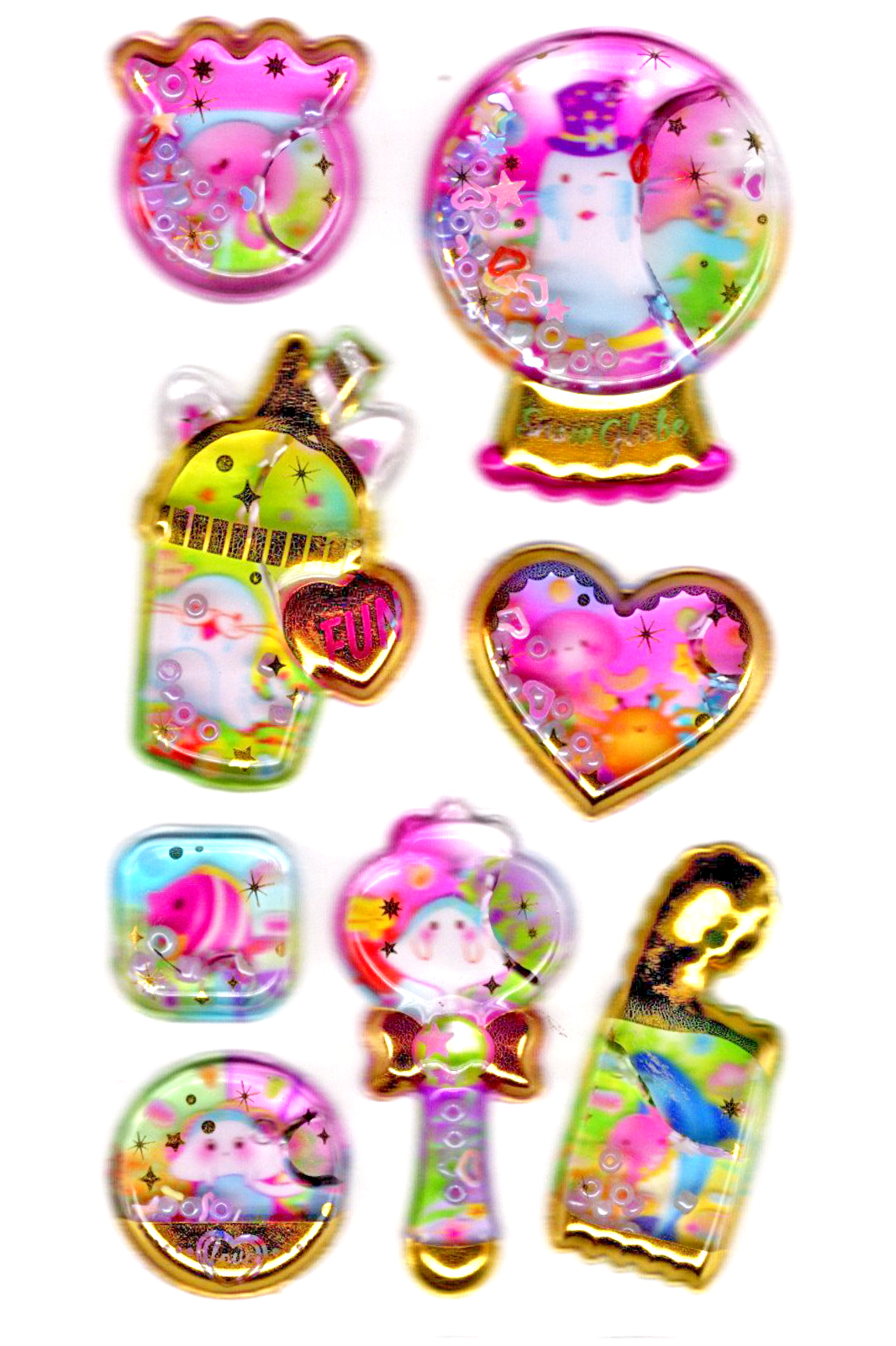 Sticker Kabartmalı Stiker Defter, Planlayıcı Etiket (sulu-904)-14