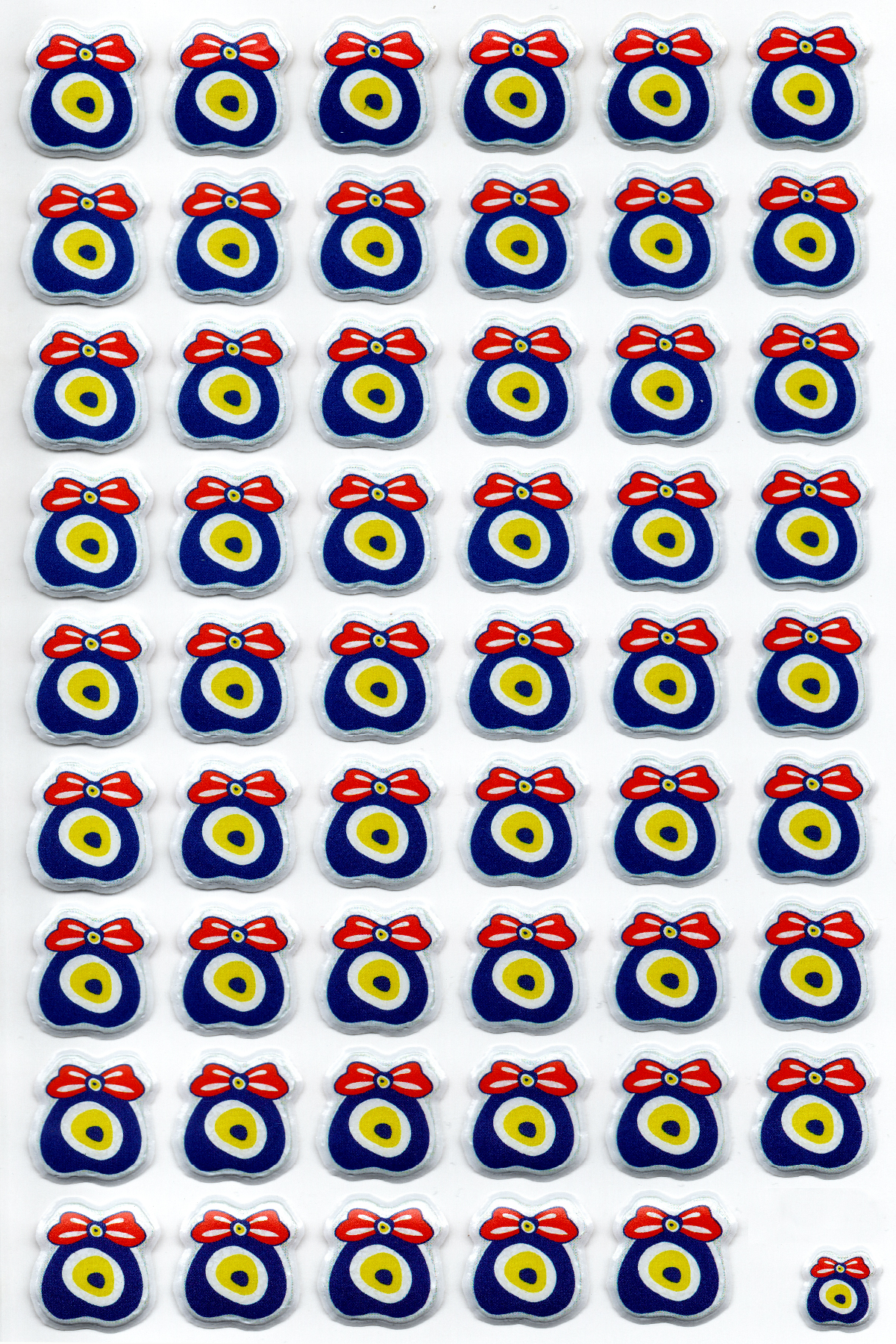 Sticker Kabartmalı A4 Boyutunda Stiker Defter, Planlayıcı Etiket 