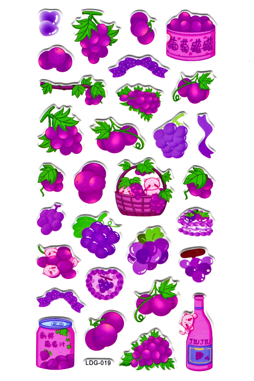 Sticker Kabartmalı Stiker Defter, Planlayıcı Etiket (Ldg019)-17x9