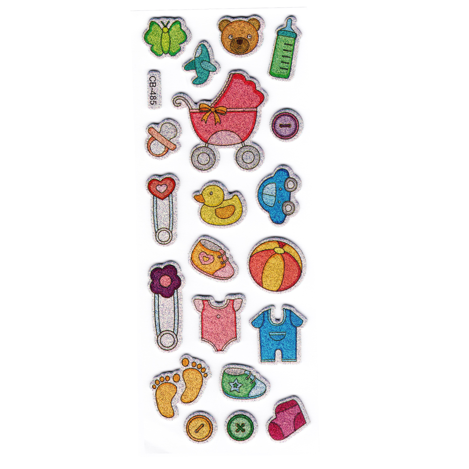 Sticker Kabartmalı Stiker Defter, Planlayıcı Sevimli Bebek ikonla