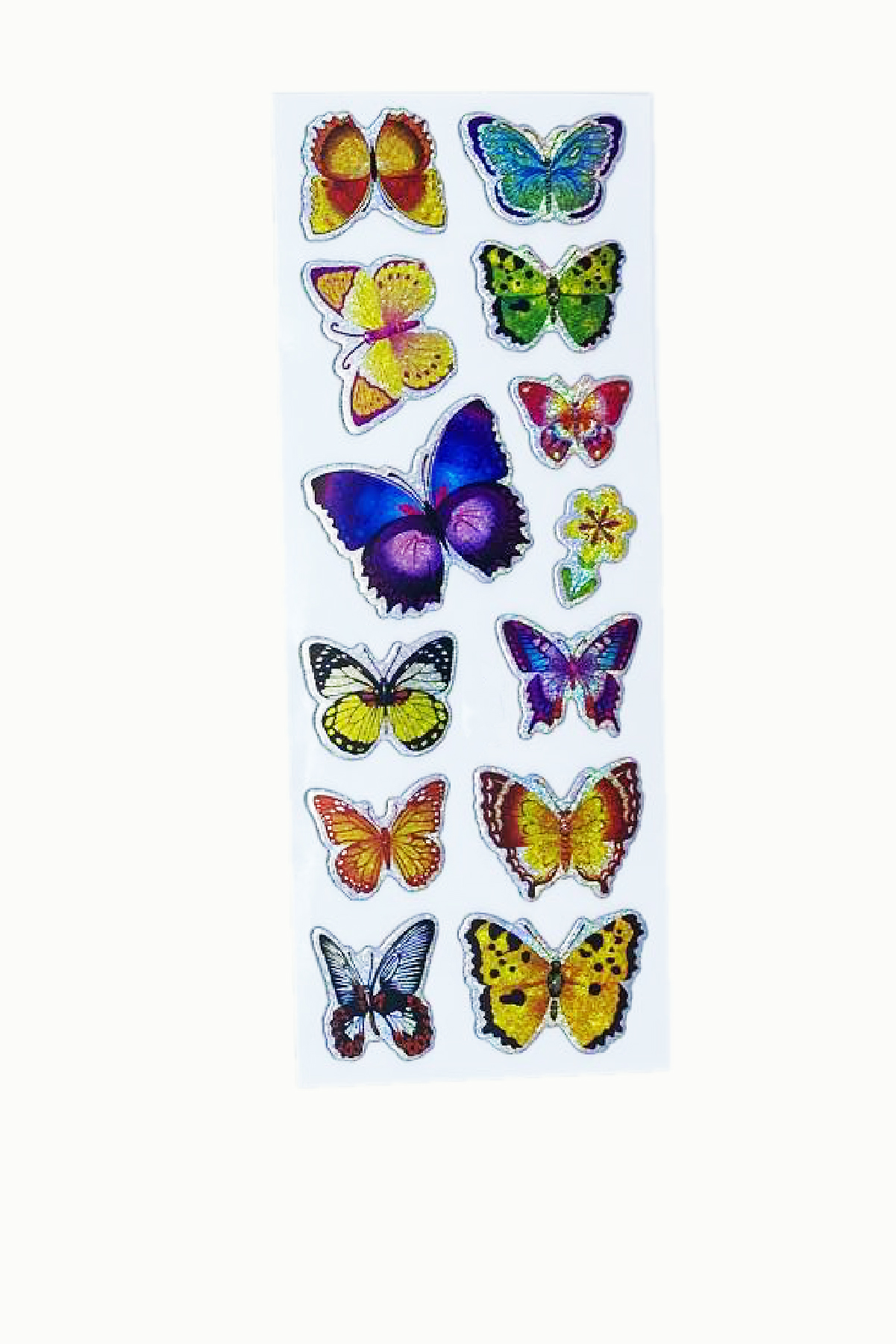 Sticker Kabartmalı Stiker Defter, Planlayıcı Etiket Kelebek (cb39