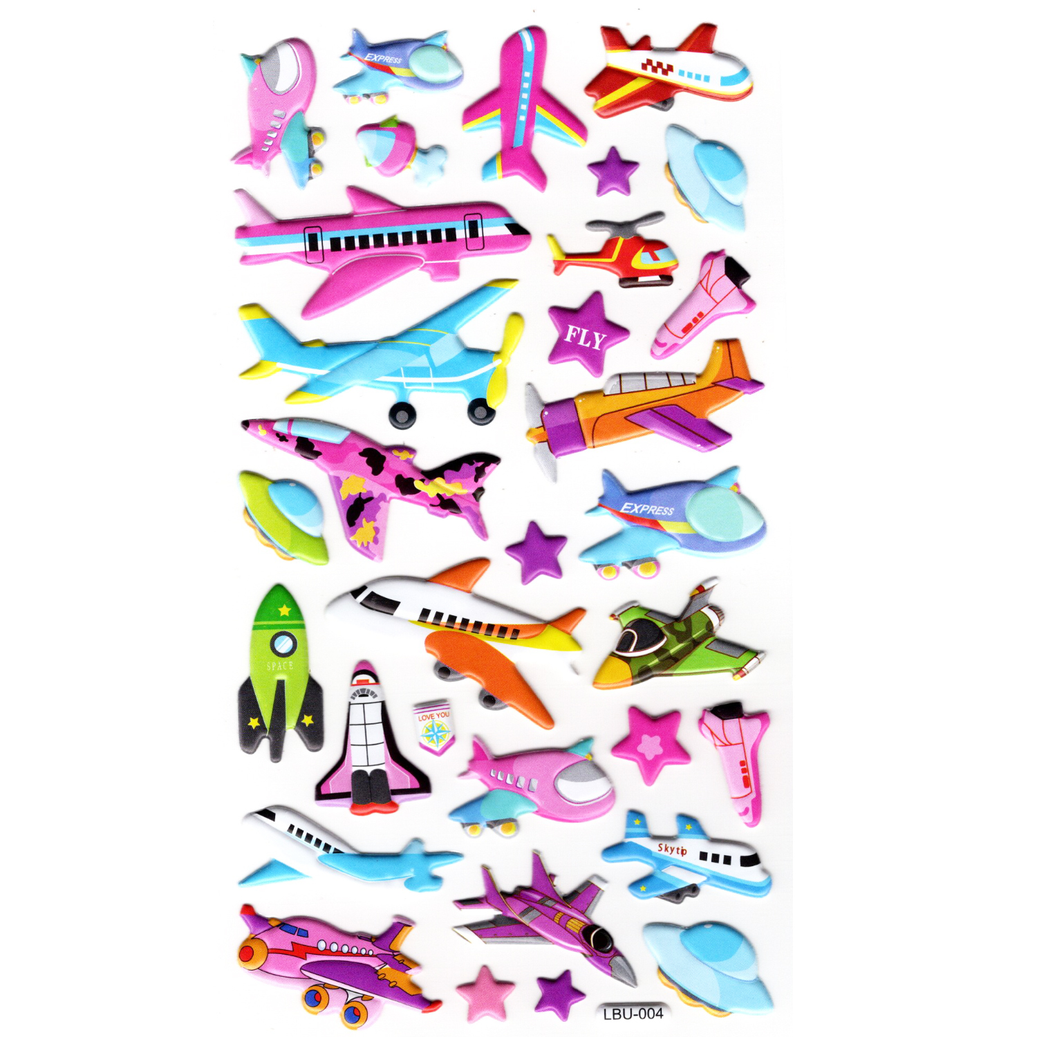 Sticker Kabartmalı Stiker Defter, Planlayıcı Etiket (lbu-004) - 1