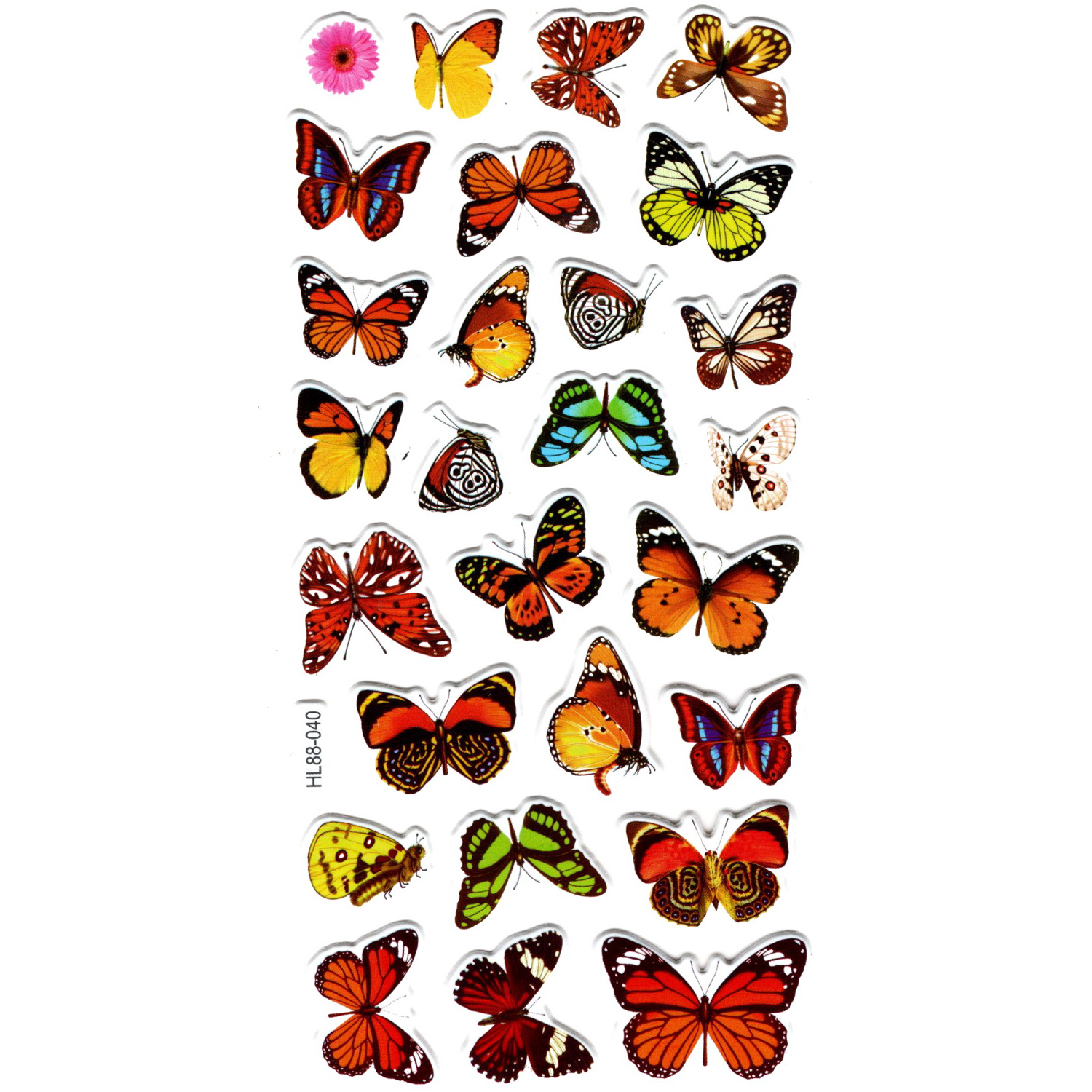 Sticker Kabartmalı Stiker Defter, Planlayıcı Etiket (HL88-040) - 