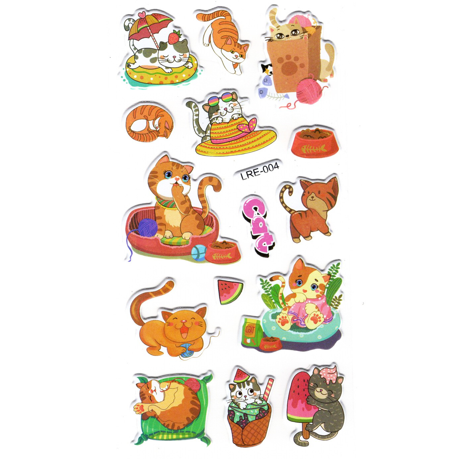 Sticker Kabartmalı Stiker Defter, Planlayıcı Etiket (lre-004)-17X