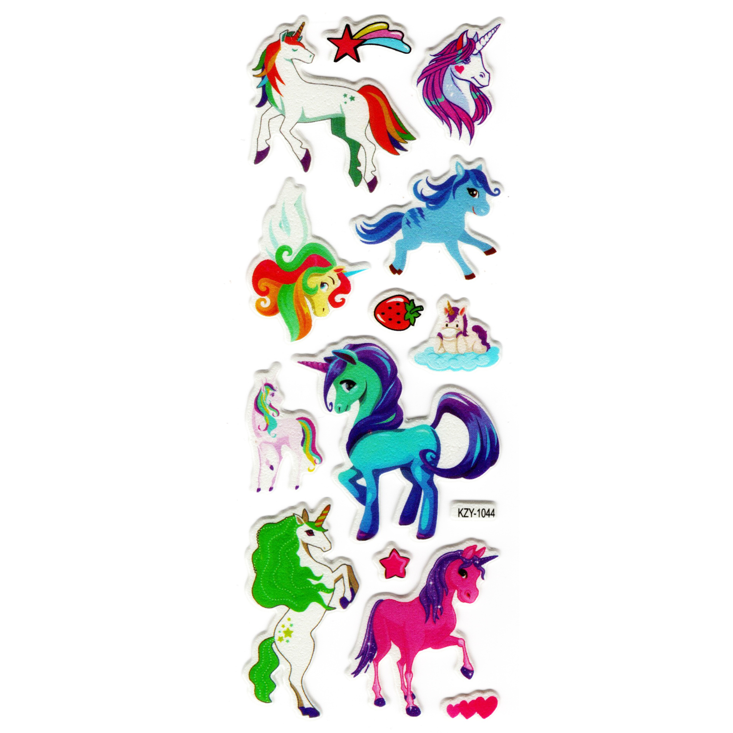Sticker Kabartmalı Stiker Defter, Planlayıcı (kzy1044) 16x7 cm - 