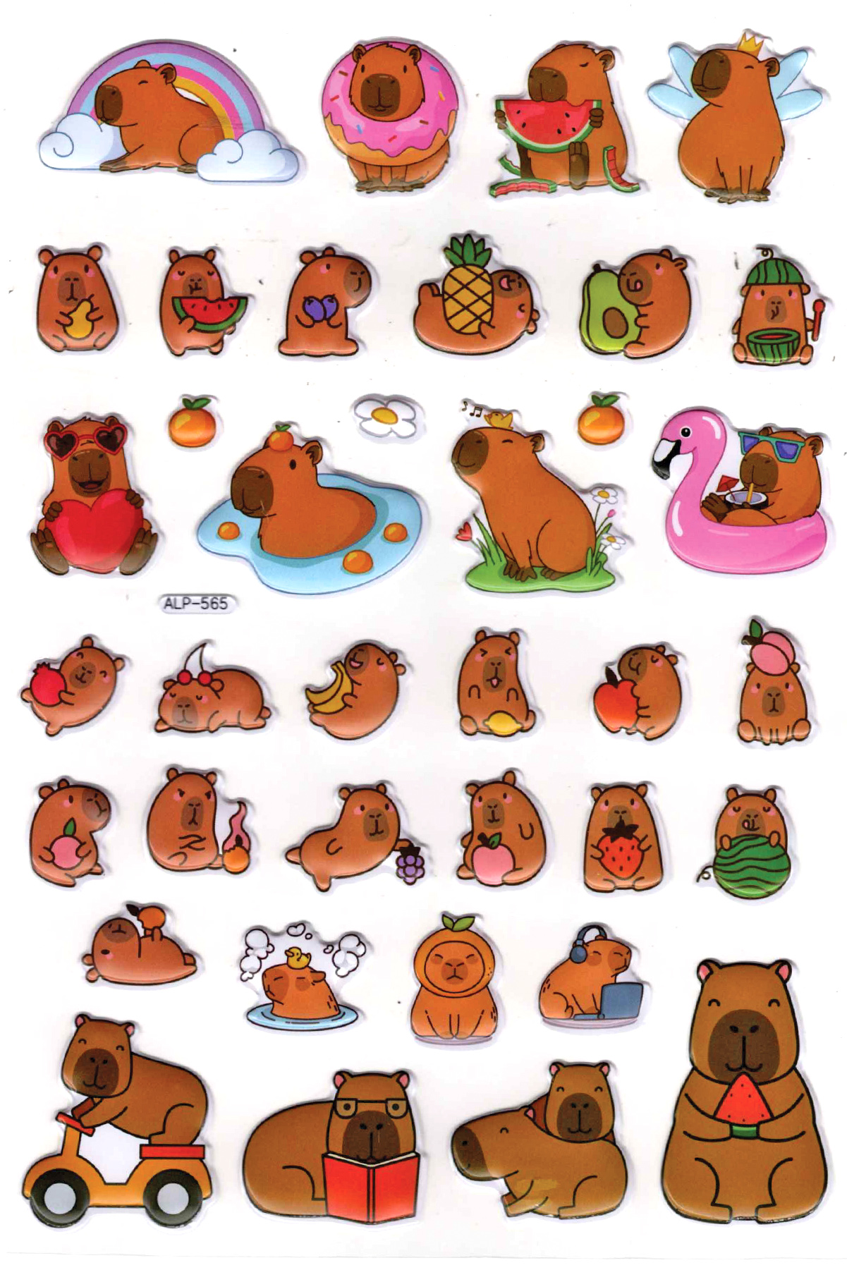 Sticker Kabartmalı A4 Boyutunda Stiker Defter, Planlayıcı Etiket-